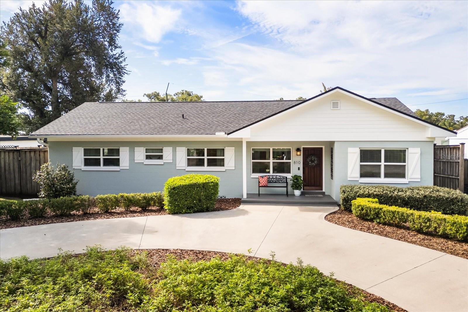 Tucked away on a quiet Orlando street, this beautifully upgraded 3-bedroom, 2-bath home blends timeless charm with modern updates. With an additional 11' x 22' bonus room, a rare basement, and a 225 sq ft shed with AC and electric, this home offers both flexibility and function. From the brand-new roof and water heater to the fully remodeled kitchen, every detail has been thoughtfully cared for so you can simply move in and enjoy.
Inside, the open floor plan flows seamlessly from the living and dining areas into the heart of the home—the showstopping kitchen. Renovated in 2020, it features all-new cabinetry, quartz countertops, ceramic tile flooring, pendant lighting, and stainless-steel appliances. Freshly painted inside and out, the home is light, bright, and welcoming. A Florida Room provides a flexible space for work or relaxation, while the oversized bonus room is perfect for a theatre, home office, or additional bedroom. Through a separate entrance outside, the basement offers rare extra storage or hobby space.
Step outside to a backyard designed with versatility in mind. The 225 sq ft shed, with AC, electricity and a brand new deck, makes an ideal workshop, studio, or climate-controlled storage. The home’s upgrades extend behind the scenes, with a new roof, gutters and downspouts (2024), and a 50-gallon water heater and pressure tank (2025).
Fresh exterior paint, new shutters, and landscaping updates—including new sod, mulch, an updated sprinkler system, and an 8-ft privacy fence and RV parking—add to the home’s charm. With its long list of updates, rare bonus spaces, and convenient location near shopping, dining, and Downtown Orlando, this home is truly a complete package. Make your appointment for a private tour today!