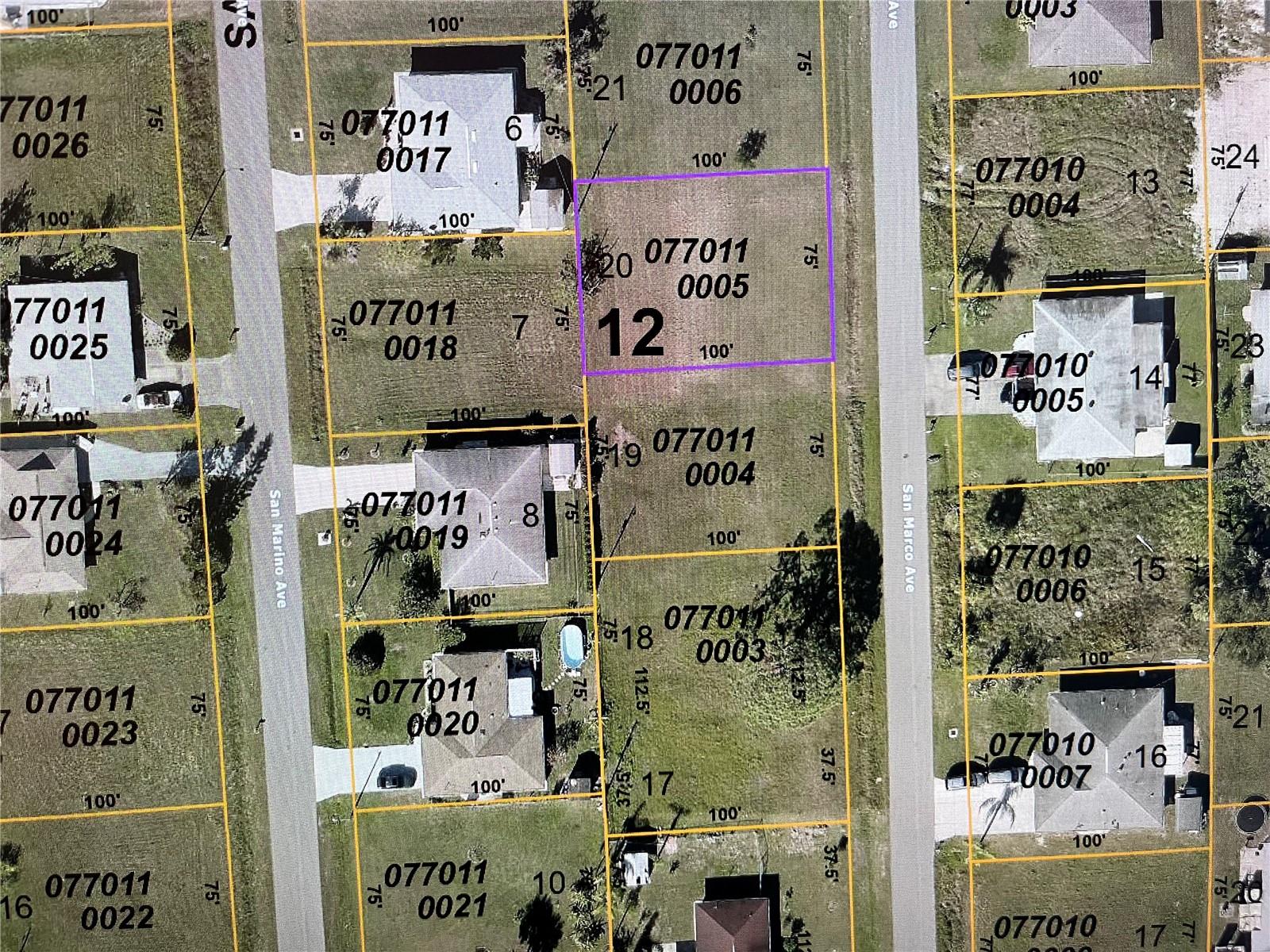 This Residential LOT, NICE VIEW sits in a quiet neighborhood located in the young and growing North Port, one of the most popular locations to live. NOT IN A FLOOD ZONE. There are no deed restrictions or HOA fees. Excellent location, peaceful neighborhood, minutes from I-75 & Tamiami Trail! Convenient to Florida’s best beaches, golfing, public boat ramps, marinas, shopping, physicians, water park, Atlanta Braves Spring Training Stadium, Historic Riverfront Downtown Punta Gorda & Fishermen’s Village, and a short drive to Sanibel, Venice, Fort Myers, and Boca Grande, etc. All information deemed reliable, but not guaranteed; buyer to confirm all.