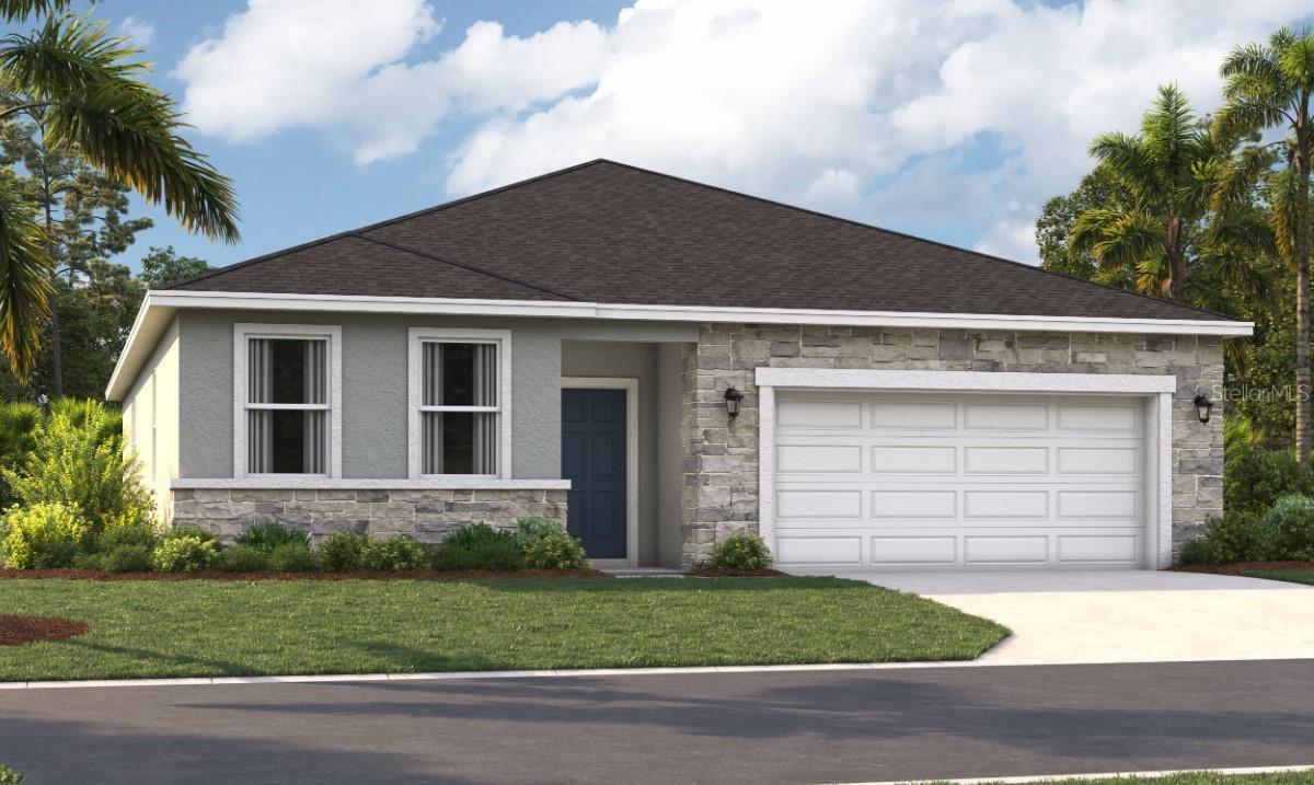 One or more photo(s) has been virtually staged. Under Construction. Wynnstone is a thoughtfully planned community nestled in the heart of one of Florida’s fastest-growing counties. Located in Davenport, it offers the perfect blend of peaceful living and everyday convenience. Just 12 miles southwest of Disney and minutes from shopping and dining at Posner Park, everything you need is close to home. With Hwy 27 less than a mile away and I-4 just minutes from your doorstep, getting to Central Florida attractions or the Gulf Coast is quick and easy. Stanley Martin’s stylish single-family homes at Wynnstone start from the low $300s and feature open-concept layouts, modern finishes, and flexible designs tailored for comfortable everyday living. Life here goes beyond your front door. Enjoy scenic walking trails, unwind by the pool and cabana, or spend time with loved ones at the tot lot and dog park. It’s a community designed for connection, relaxation, and making the most of Florida’s outdoor lifestyle. Wynnstone isn’t just a place to live — it’s where comfort, convenience, and community come together. Come discover where your next chapter begins.
The Webber is a spacious 2,210-square-foot single-story home featuring four bedrooms and three bathrooms. The kitchen overlooks the dining and living rooms, while the lanai off the family room provides plenty of natural light throughout the main living area. Tucked away at the front of the home is the second bedroom with an ensuite bathroom, offering plenty of opportunities. With a spacious master suite located at the rear of the home and three additional bedrooms, the Webber is the perfect new home for all buyers. Don't miss your opportunity to join this vibrant community! Contact us today to schedule an appointment!