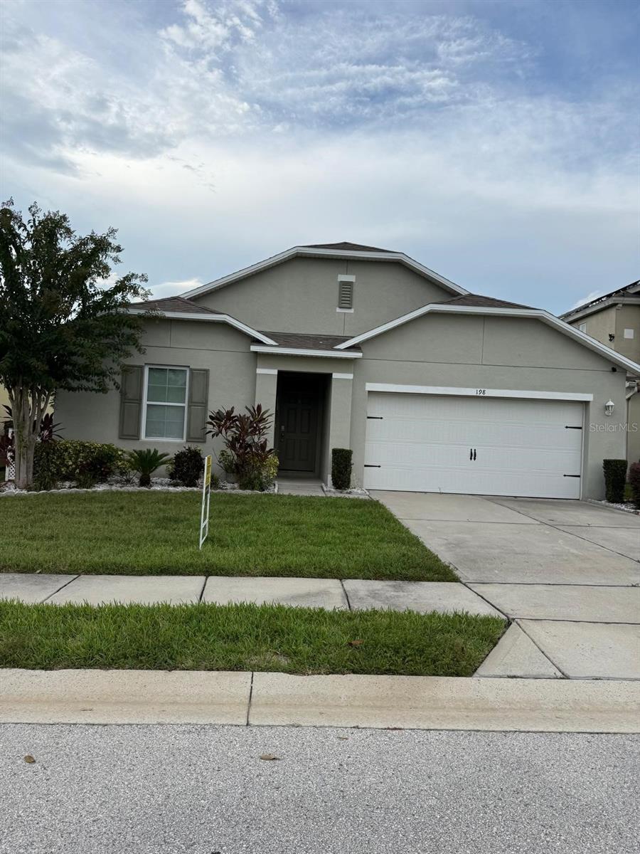 Great location! This well-maintained 4-bedroom, 2-bathroom home is located in a desirable guard-gated community in Haines City. With plenty of space for the whole family—plus an additional area perfect for an office—this residence offers both comfort and functionality. A key highlight is the solar panel system, included at no extra cost, providing you with impressively low electric bills.
The open floor plan features ample counter space and a convenient breakfast bar, creating an inviting atmosphere for everyday living and entertaining. The home is equipped with contemporary appliances, including a washer and dryer, for added convenience.
Step outside to your private, screened-in patio and in-ground swimming pool—perfect for relaxing or enjoying Florida’s warm summer days. Ideally located near schools, restaurants, shopping centers, and major highways, this home combines comfort, efficiency, and convenience in one attractive package.