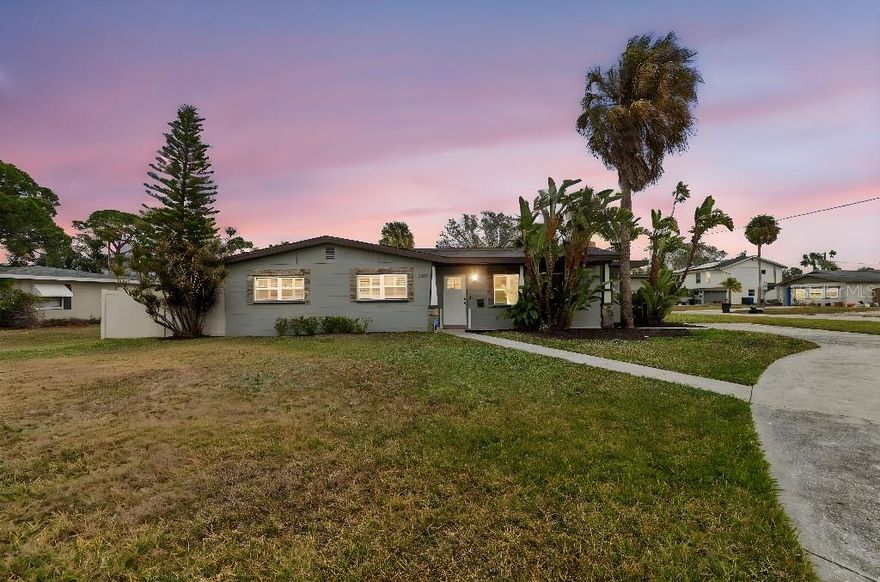 Welcome to this beautifully freshly remodeled 4-bedroom, 2-bath home set on an expansive corner lot just two blocks from Tampa Bay. Designed for both relaxation and entertaining, the home features a fully fenced backyard transformed into a private, resort-style oasis with an oversized shimmering pool surrounded by 15 soothing palm trees, creating a tranquil and secluded outdoor retreat.

Inside, the open and light-filled layout offers generous living spaces ideal for everyday living and hosting guests. Recent renovations throughout provide a modern, move-in-ready feel while maintaining comfort and functionality.

Located just minutes from waterfront parks, a new community center, and a short drive to downtown St. Petersburg, this home offers easy access to award-winning dining, shopping, arts, and entertainment — all while enjoying the serenity of a quiet neighborhood.

A rare opportunity to own a turnkey property where space, privacy, and the Florida lifestyle come together.