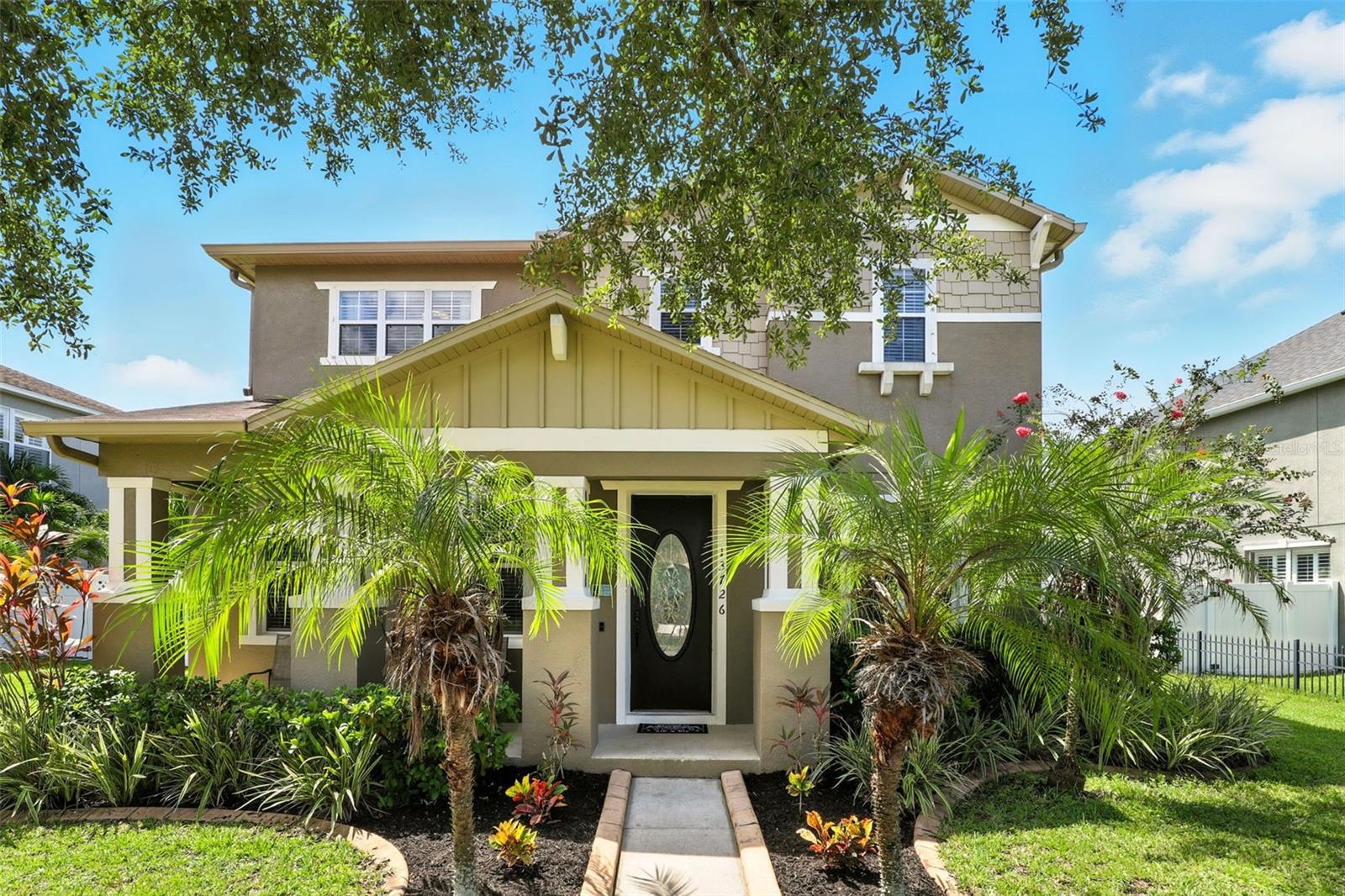 AVALON – STUNNING NORTHWEST VILLAGE HOME aka "MANGO MANSION ESCAPE! " This | 3 BEDROOMS | 2.5 BATHS | OFFICE with a 2nd floor generous sized LOFT and this property is spacious with a fenced in backyard!
Welcome to your dream home in the highly sought-after Avalon Park Northwest Village community! This beautifully maintained and thoughtfully designed residence offers 3 spacious bedrooms, 2.5 baths, a dedicated home office and a spacious LOFT, perfect for today’s modern lifestyle. Two side yards, one with amazing Mango Trees that are producing fruit and a covered screened patio. Rear entry garage, and the backyard has a 6 seat Jacuzzi Spa and Modern Pergola that seller will consider negotiating to stay!
Additional features include SMART home technology throughout, smart fans, smart thermostat, fast charger WALL BOX in the garage, luxury Japanese Bidet in all of the bathrooms, RING security system and a SMART washer dryer combo unit which will stay but only if buyer requests! The HVAC was replaced in 2022.
Step inside to find an inviting open floor plan with abundant natural light, stylish finishes, and a seamless flow ideal for both everyday living and entertaining. The gourmet kitchen boasts sleek countertops, Stainless steel appliances, and a KRAUS" upgraded sink with auto shutoff upgraded faucet, ample cabinetry, and a central island overlooking the bright and airy living area.
Retreat to the generous primary bedroom featuring a large walk-in closet. How about have fun with family in the loft area too! Two additional bedrooms with comfort and versatility for family, guests, or hobbies. The flexible office space provides a quiet retreat for remote work or study and can be used for the 4th bedroom for guests!
Enjoy the best of Northwest Village living—tree-lined streets, nearby parks, and convenient access to top-rated schools, shopping, and dining. Watch the ROCKET LAUNCHES with friends and neighbors at the nearby pond! This community has everything and more!
Don’t miss this rare opportunity to own a stunning Avalon home with the perfect blend of comfort, style, and location. Schedule your private showing today!