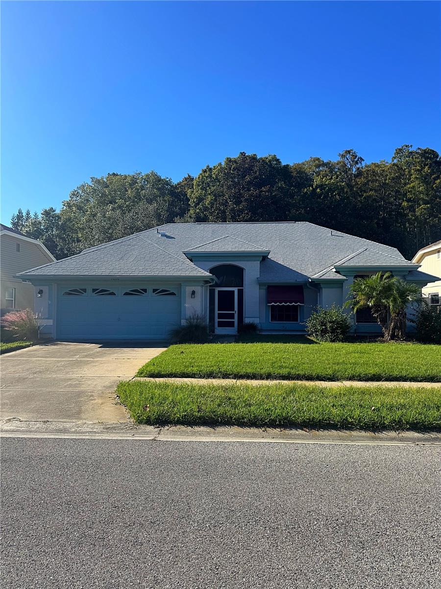 Welcome Home to this beautiful 3 bedrooms & 2 baths with 2 car garage and large bonus room! This home is located in the highly desired deed restricted community of Mill Run. Stepping into this light & bright residence you will feel the openess with the inviting soaring vaulted ceilings. The kitchen is large with quartz countertops and tiled backsplash and plenty of cabinetry. The master bedroom has vaulted ceilings and large walk in closet and sliders that open up to the large bonus room. The backyard is wooded and has lush landscaping offering tranquility & privacy. The master bathroom ensuite has a relaxing oversized bath tub and a seperate walk in shower and double sinks. The split floor plan with the additional 2 bedrooms and guest bath are ideal for ultimate privacy. Lastly step into the beutiful large bonus room and enjoy the tranquility overlooking the peaceful wooded back yard. Mill Run is conveniently located near shopping, restaurants, and health care facilitied. Lawn care is included. Owner will consider one pet with pet deposit. Owner requires renters insurance.