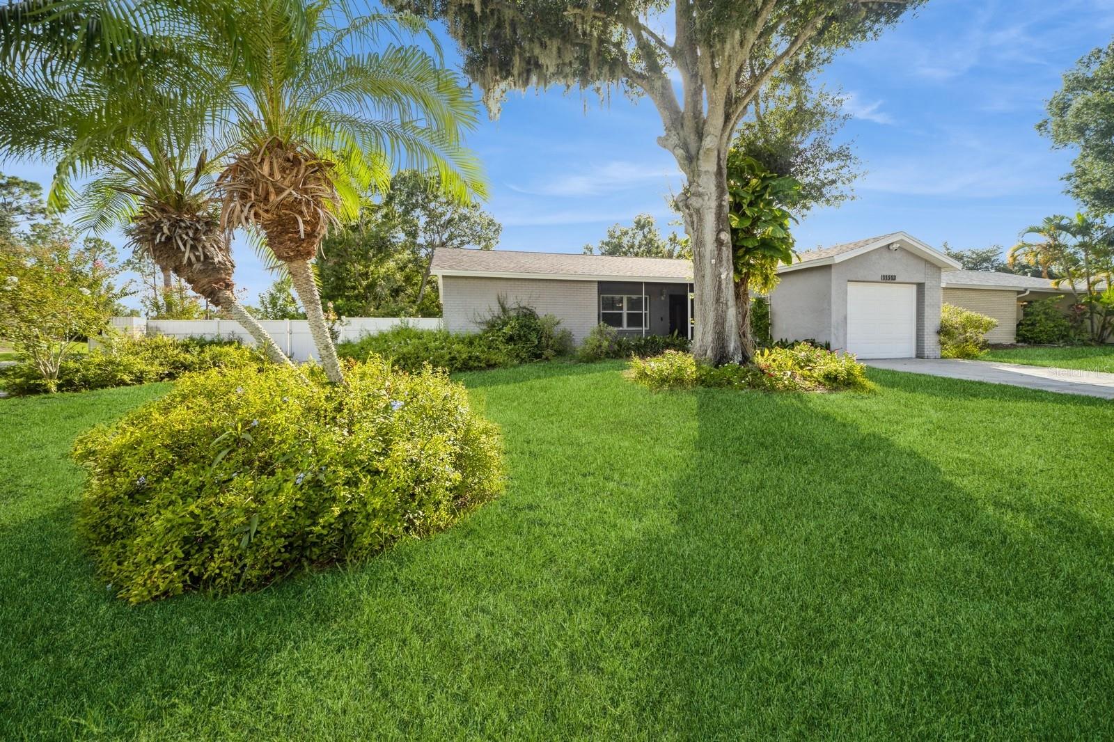 3/2 Updated most everything, very energy efficient, low electric bills. Newer Roof, AC, water heater, windows, sliding door, and hurricane impact garage door. Updated kitchen, lots of cabinets, and updated bathrooms. Smart Home features include, doorbell camera, a Smart thermostat, and multiple outdoor and indoor cameras. Large fenced corner lot with firepit and the sweetest starfruit tree in Florida. Great Family Community, 2 community pools, fitness center, weight room, and cardio rooms. Pickleball courts, dog park, playground, water aerobics, Zumba, Bingo, and more. Low HOA and No CDD. Recent Wind Mit inspection for your peace of mind. You won't be disappointed