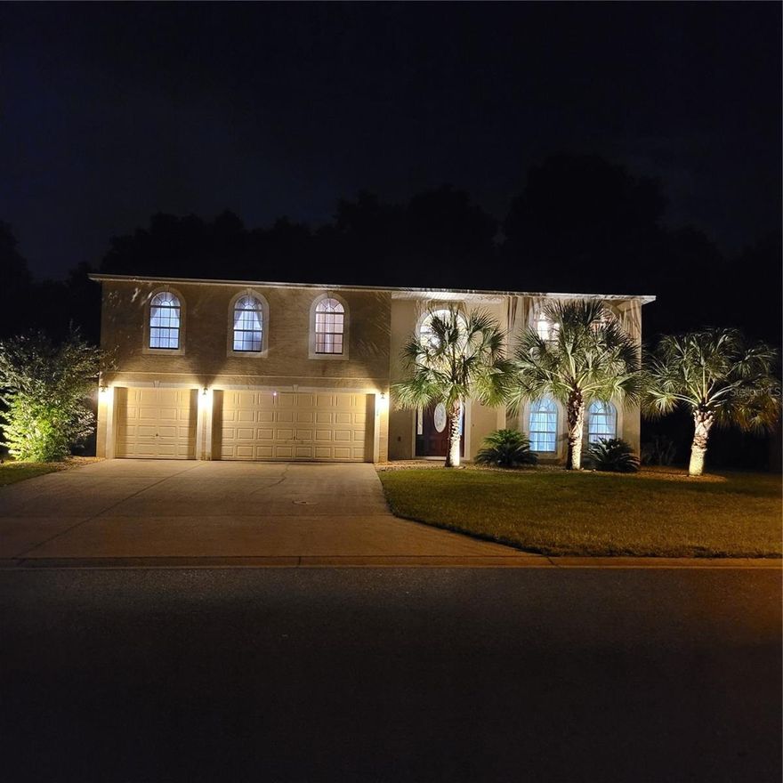 Welcome to this spacious 5 bedroom, 4.5 bath POOL home with the PERFECT LOCATION! Located a stone's throw away from Sam's Club, highway access, shopping, entertainment and medical facilities!! This well maintained home is easy to care for with no carpet anywhere in the home. It is well appointed with Granite tops, security system, fully fenced in backyard, and tons of space. There is a private bedroom suite on the main floor which is perfect for parents who may live with you or for an older child that needs a bit more room and privacy. With separate Living and Family rooms, a loft and an office this home has all the room you need to spread out. The screened in salt water pool overlooks the private backyard with nothing but woods in the backyard for the ultimate combination of privacy and convenience.