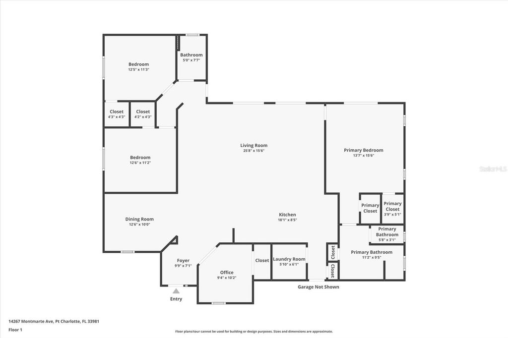 Photo of 14267 Montmarte Avenue, Port Charlotte, FL 33981 (MLS # D6143917)