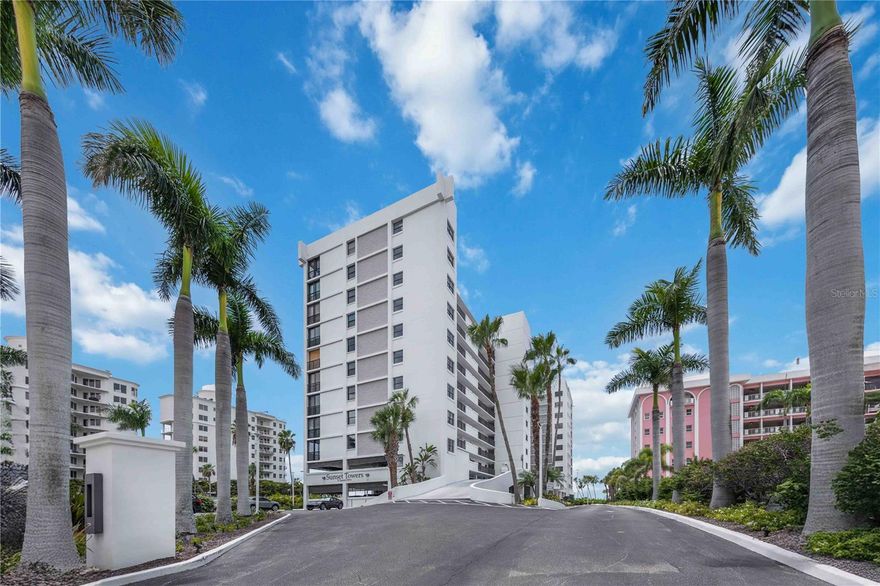 Live the Downtown Sarasota Waterfront Lifestyle! This beautifully updated and fully furnished 2-bedroom, 2-bathroom turn-key condo offers stunning Sarasota Bay views and is available now. With a spacious split floor plan, open kitchen, and two screened-in lanais, you'll enjoy comfort, convenience, and coastal elegance. Located at the base of the Ringling Bridge, this prime downtown location puts you within walking distance to the Sarasota Arts District, Marina Jack, Bayfront Park, the Farmers Market, world-class dining, shopping, and more. St. Armands Circle and Lido Beach are just across the bridge. The building boasts fantastic amenities including a private beach, bayside heated pool, fitness center, kayak launch, pier, and covered parking. Additional features include a full washer and dryer in-unit, low maintenance fees, and recent building upgrades such as new windows, railings, landscaping, and exterior paint. Just bring yourself, your laptop, and a bathing suit—this clean, stylish condo is ready for your designer touch or to enjoy as-is. Minimum 3-month rental. Available now for a truly unforgettable Sarasota experience—live the lifestyle!