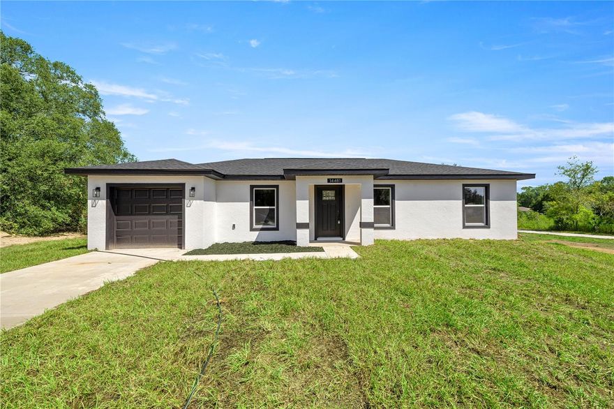 Under Construction. Welcome to this stunning new construction home in the desirable Rainbow Park community, perfectly situated just steps from Highway 40 and only minutes from the World Equestrian Center. This thoughtfully designed 3-bedroom, 2-bathroom home sits on a generous 1/4-acre lot and boasts modern finishes throughout, including sleek tile flooring that flows seamlessly from room to room.

The home features a functional laundry/mud room, perfect for keeping your space organized, and a single-car garage for convenience. Every detail has been considered to be both stylish and practicality in a welcoming layout ideal for everyday living and entertaining.

This builder also offers multiple customizable floorplans that can be tailored to your preferences on another available lot, with an executed contract.

Photos are of a model home for this home is to be completed by July 1.