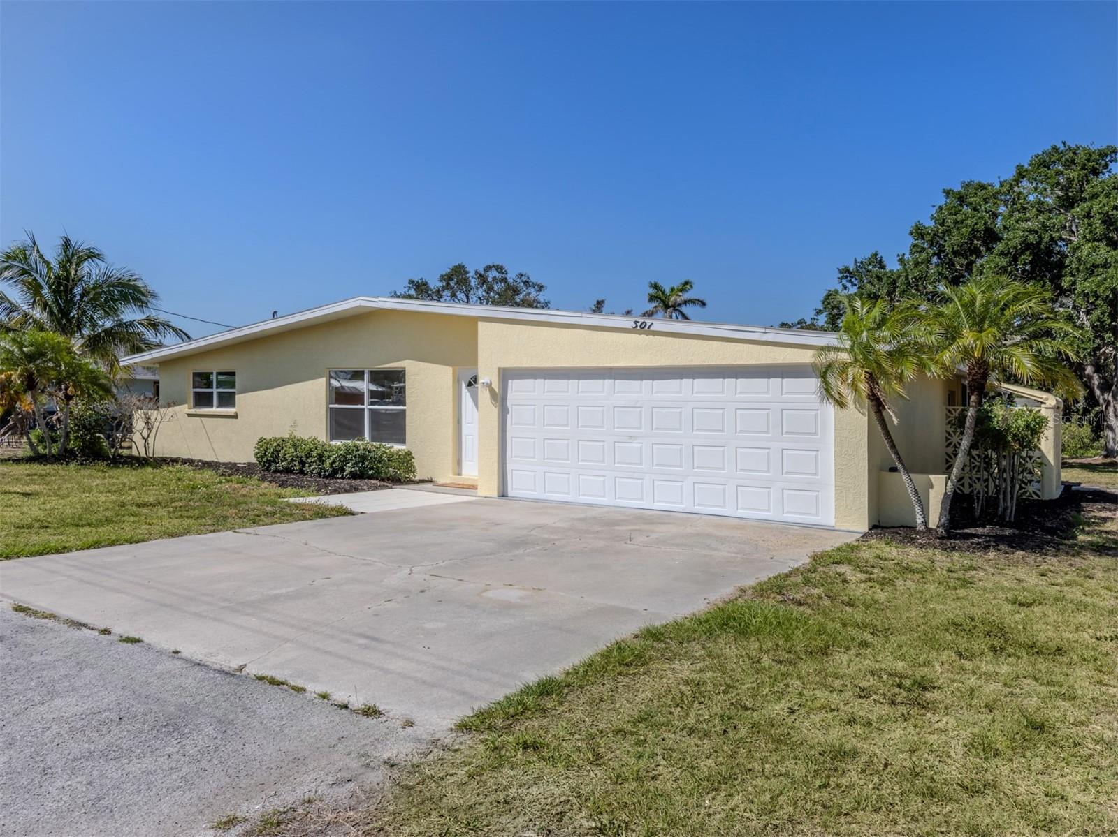 The boating canal front is not far from Shackett Creek/Dona Bay and provides quick access west of 41, leading to open bays, the Jetties, and the Gulf of Mexico. This property features 2 bedrooms, 2 baths, and a 2-car garage, along with a living room and family room, and tile floors throughout the home. A new roof was installed in 2020. It has central water and septic, with no deed restrictions or HOA. Located in a low-traffic area for added privacy, it offers a nice rear yard, dock, and lanai. Nokomis Beach as well as access to Venice Island are nearby and all its shopping and restaurants,. The property is easy to show and accommodates prospects, just off Colonia Lane to the north. Repairs have been made including drywall, kitchen cabinets and granite tops and cabinets and appliances all brand new, flooring is now tile, bathrooms all new, has storage shed, dock has been redone also. 2 car garage, nice neutral colors, Just off Dona Drive on a private access lane.