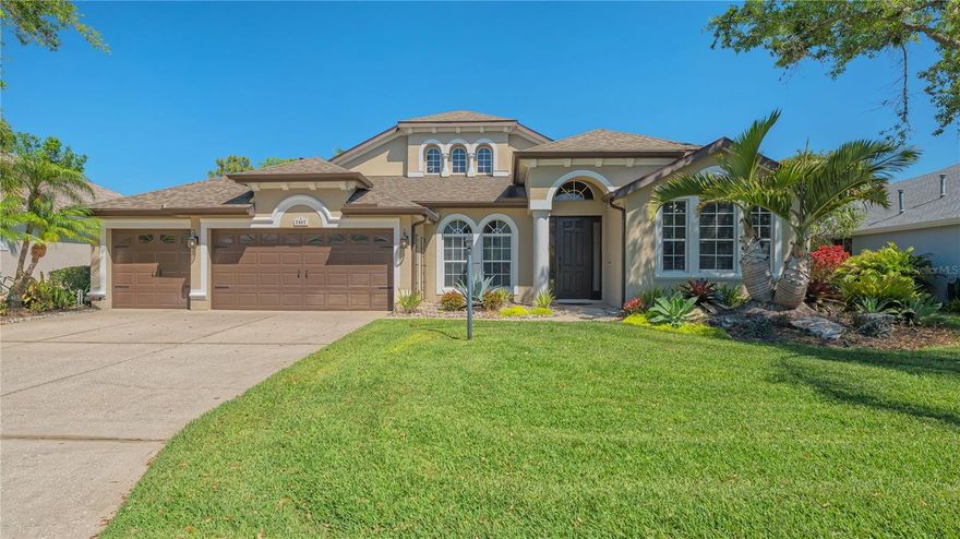 STUNNING UNIVERSITY PARK RESIDENCE! Enjoy 3,114 square feet of open living with gorgeous lake views! This beautiful home features soaring ceilings, a spacious layout, and a perfect blend of elegance and comfort with 4 full bedrooms, 3 bathrooms, a private office and a comfortable family room/den that overlooks the pool. The open-concept design highlights an expansive kitchen with a gas range, bar seating for 4, ample storage, a built-in bar and a breakfast dinette seamlessly flowing into a grand living room and formal dining. The primary suite offers a serene retreat with tranquil water views, sitting area, NEWLY RENOVATED SPA-LIKE BATHROOM, and a generous custom built-out closet. The additional three bedrooms, office and den provide flexibility for work, guests, and/or hobbies. Step outside to a private screened-in lanai, where pool fountains and lush landscaping create a peaceful oasis with no rear neighbors and spectacular sunsets. Located just 2.5 miles from UTC shopping, dining, the highly anticipated new Mote Aquarium, and Benderson Park, this home also offers quick access to Waterside, Lakewood Ranch Town Center, and is less than 9 miles from downtown Sarasota. Situated in the desirable gated community of University Place, residents enjoy resort-style amenities, including two heated pools, a fitness center, nature trails, and playground—all with LOW HOA FEES of $110/month. Recent updates include: ROOF (2020), AC (2023), PRIMARY BATHROOM (2025), INTERIOR PAINT (2025), EXTERIOR PAINT,  FIREPLACE FEATURE WALL (2020), GARAGE FLOOR (2025), and LANDSCAPING (2023). Don’t miss this rare opportunity to own a spectacular home in an unbeatable location—schedule your private tour today!