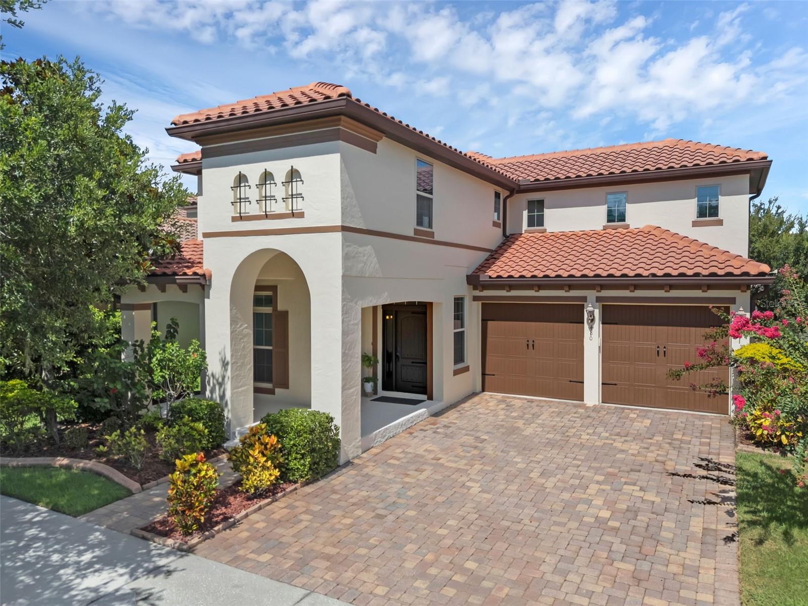 You don’t want to miss this stunning 4-bedroom, 3.5-bathroom home located in the highly sought-after community of Winter Springs Village. Tucked away on a quiet street, this elegant residence offers over 3,000 square feet of open living space and backs up to a peaceful pond with a bubbling fountain, creating the perfect blend of privacy and serenity. As you enter the neighborhood, you're greeted by resort-style amenities including a community pool, clubhouse, shaded playground, sidewalks, and beautiful mature landscaping throughout. This home has been lovingly maintained and thoughtfully upgraded. It’s also highly energy efficient with, Low E Windows, Spray Foam Insulation, Energy Star Appliances, Programable Digital Thermostat, Water Efficient Features & much more! Also enjoy fresh new exterior paint, engineered hardwood floors, many storage closets, an oversized front porch and plenty of parking on the long brick paver driveway or inside the 2-car garage! Inside, you’ll find high ceilings, an open-concept layout, and a spacious kitchen with stainless steel appliances, ideal for entertaining family and friends. The spacious primary suite is a true retreat, featuring dual vanities, a walk-in shower, and two large walk-in closets making it perfect for unwinding at the end of the day. A whole-home water softener system adds a layer of wellness and comfort, while new round rain gutters, a clean, organized garage with built-in storage, and updated systems ensure peace of mind. The home’s layout offers space to relax or work, with ample natural light and tranquil views of the pond just beyond the backyard making it perfect for morning coffee, meditation, or family time. As the sun sets, enjoy walks around the friendly neighborhood and take in the great views of the community’s features. Located just a short walk or golf cart ride from Winter Springs Town Center, you’ll enjoy exclusive shopping, dining, and entertainment, as well as close proximity to Cross Seminole Trail, Central Winds Park, and Lake Jesup. The park features over 100 acres of recreational space including soccer fields, pickleball courts, baseball diamonds, and a dog park. Zoned for Seminole County’s top-rated schools and positioned near Downtown Orlando, UCF, and Florida’s east coast beaches, the location couldn’t be more ideal. With a low monthly HOA that covers the grounds exterior maintenance, this home offers low-stress living in one of Central Florida’s most desirable communities. Come experience the calm, the charm, and the warm energy of 480 Buckhorn Drive—a home where style, comfort, and good fortune come together. Schedule your private showing today!