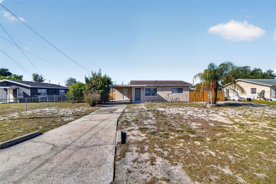 Step into this beautifully updated 3-bedroom, 1-bathroom home located in the heart of Lake Wales! This charming residence offers a seamless blend of modern upgrades and Florida comfort. The interior features a bright, open floor plan with stylish laminate flooring and a fresh, neutral color palette throughout. The upgraded kitchen serves as the heart of the home, boasting sleek cabinetry and ample counter space for the home chef. 

Spacious primary bedroom and two additional bedrooms provide versatility for a home office or guest rooms. Step outside to an oversized lot with a large backyard perfect for entertaining, gardening, or future expansion. Located just minutes from the scenic shores of Lake Whales, historic downtown, and local parks, this move-in-ready gem offers the ideal Florida lifestyle with no HOA.