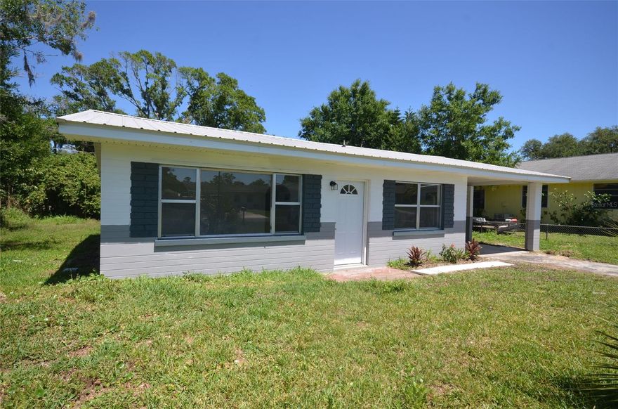 Just remodeled two bedroom and one bathroom bungalow. Through the front door you enter directly into your spacious living room. The  living room and the kitchen provides an open concept which is perfect for entertaining. The kitchen has a breakfast bar with overhead can lighting and there are plenty of cabinet's. All brand new stainless steel Frigidaire appliances complete the kitchen. 

The bathroom is bright and airy with a high vanity sink unit and a large matching mirror. A nice tub welcomes you after a long day!

Two spacious bedrooms on the back side of the home.

There is plenty of room in the backyard to build a nice patio with a fire pit. You will enjoy grilling out in your spacious, private backyard!!

Conveniently located to I-95, Shopping, Intracoastal Waterway, and the Atlantic Ocean!!! ;Water: City