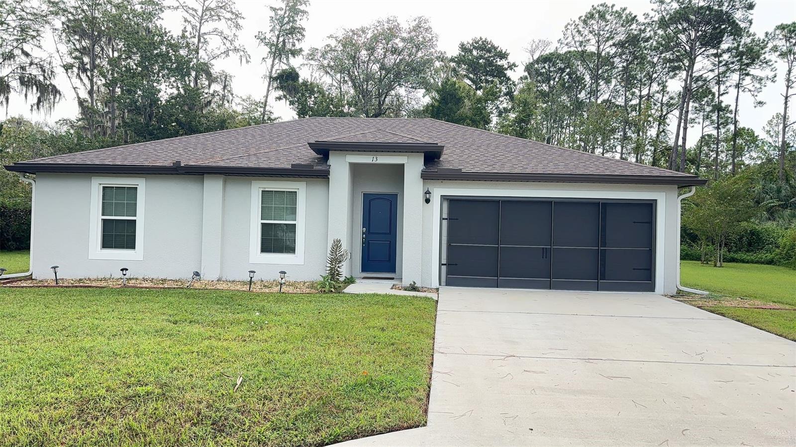 3 Bed 2 bath Home nestled on a Cul-d-Sac in the Pine Grove Subdivision
Nestled in a serene Cul-d-sac, this beautiful Vero floor plan is ideally located in the stunning city of Palm Coast. This one-story home features an open-concept layout, 3 bedrooms and 2 full baths. All Stainless-Steel Appliances and solid countertops. This home features a breakfast bar, split floorplan, living dining area combined and a huge back yard with shed. Backs up to woods. Garage has a screened door and good lawn. Close to shopping, Theaters and I-95 access. Call Today for more information.