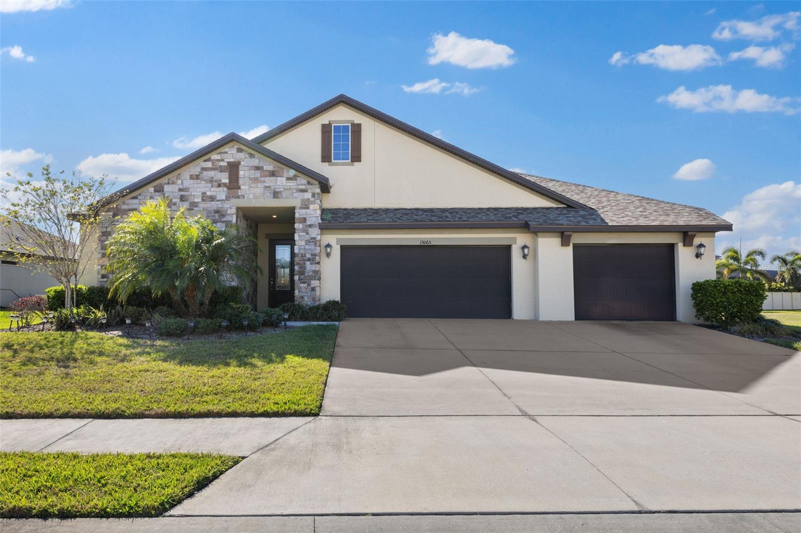 5-Bedroom Home in Serenity Creek – No CDD Fees!
Welcome to 13065 Bliss Loop, a stunning 5-bedroom, 5-bathroom home in the highly sought-after gated community of Serenity Creek—one of the rare Lakewood Ranch neighborhoods with no CDD fees! Spanning 3,931 sq. ft., this spacious home offers an exceptional floor plan designed for comfort, elegance, and effortless entertaining.
As you step through the front door, you're greeted by soaring ceilings and a wide foyer that immediately set the tone for this light-filled, open-concept home. To the right, you'll find a guest bedroom and full bath, a private office with double doors, and a formal dining room that seamlessly connects to the kitchen through a butler’s pantry.
The chef’s dream kitchen boasts an oversized island, a large walk-in pantry, abundant cabinetry, and flows effortlessly into the expansive living room. Sliding glass doors open to a huge screened-in lanai, providing the perfect space for entertaining or unwinding in the freestanding hot tub on those relaxing Florida evenings.
The primary suite, just off the living area, is a true retreat with a spacious bedroom, spa-like bathroom featuring a walk-in shower with dual entry, dual vanities, and an oversized walk-in closet. Upstairs, a generous bonus room, along with an additional bedroom and full bath, offers a versatile space for guests, media, or recreation.
Nestled in a prime location, this home is zoned for top-rated schools, just 2.2 miles from the elementary and middle school, and a short bike ride to Publix, dining, and shopping. Don’t miss this rare opportunity to own a beautifully designed home in one of Lakewood Ranch’s most desirable communities!
Schedule your private showing today!