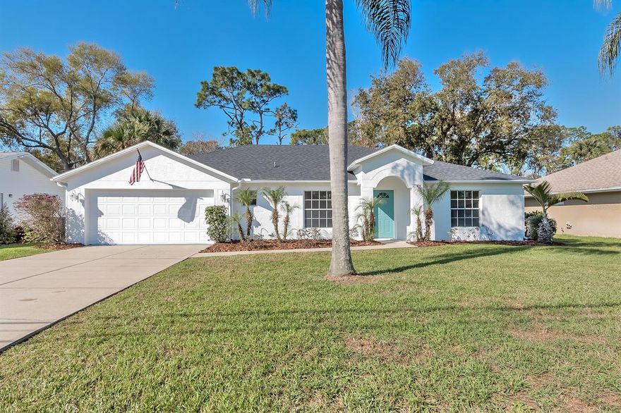 Come check out this Beautiful move-in ready hard to find FOUR bedroom New Smyrna Beach Canal front home. Spacious open floor plan w/ split bedroom plan for your privacy. CB construction with lots of goodness like a NEW roof, a NEW kitchen with Stainless Steel appliances and Quartz counter tops, NEW flooring, NEWLY updated bathrooms, NEW interior and exterior paint, along with NEW ceiling fans and light fixtures too! Everything is in SUPERIOR condition for a low maintenance lifestyle. Enjoy the screened in porch overlooking the canal and dock areas and calm breezes while sitting on the dock taking in the best of nature. Fenced in backyard for your pets and of course ez care landscaping. Located within close proximity to schools, shopping, restaurants and Historic Canal Street.  This is a fine neighborhood and a perfect home for the golfers in the family. Situated between 2 golf courses, NSB Public course and Hidden Lakes, so take your pick! Both are highly rated course. You can enjoy your  kayak on the canal where there are abundant fish and a few otters and other wildlife too! It's a warm and peaceful location. Come see before it's gone. ;Water: City