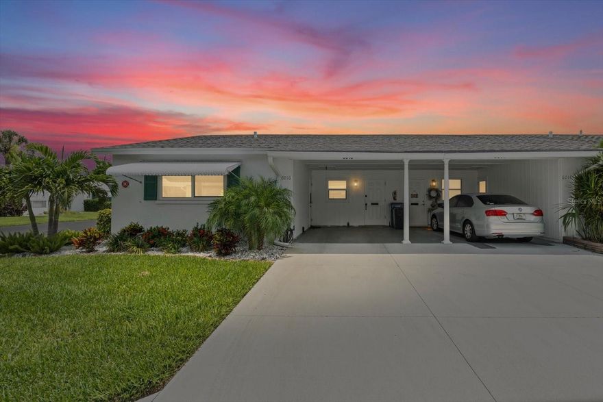 Turnkey, Beachy-Chic End-Unit Villa in Parkway Villas (55+ Community!)
Step into easy Florida living with this fully furnished, move-in-ready 2-bedroom, 2-bath end-unit villa—updated, light, bright, and full of coastal charm. The remodeled kitchen features quartz countertops, a fresh tile backsplash, and convenient direct access to the carport (perfect after a day at the beach or pool!).

Both bathrooms offer a spa-inspired feel with walk-in tiled showers, taller vanities, and comfort-height toilets. Need extra space to relax? The fully enclosed sunroom is ideal for morning coffee or evening breezes, complete with updated windows (2022) and luxury vinyl plank flooring (2023).

This villa has been thoughtfully improved with:
• PGT impact windows & sliding glass door (2024)
• New HVAC & ductwork (2023) + transferable 12-year warranty
• Updated insulation for year-round comfort
• Water heater (approx. 3 years old)
• Fresh tropical landscaping

Parkway Villas delivers the laid-back Florida lifestyle you’re looking for—enjoy the heated pool, shuffleboard, clubhouse events, bingo, cards, exercise classes, and more. You’re close to shopping, dining, golf, medical facilities, and world-famous Gulf beaches. A brand-new Publix is now open nearby, with additional retail on the way, and SRQ Airport is just minutes away.

Your beachy, low-maintenance Florida retreat awaits—come see it today!