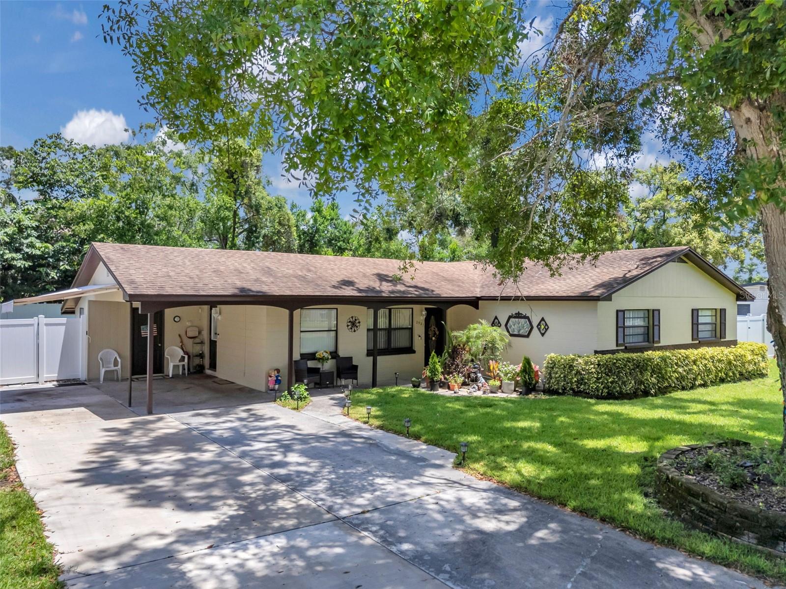 Stunning, Well-Maintained Home with Modern Updates and Endless Potential!
Welcome to this charming gem that has been lovingly cared for by its original owner for over 50 years. This home blends timeless character with thoughtful updates, offering a perfect balance of comfort and style. Situated on a spacious 1/3-acre lot in a sought-after neighborhood, it boasts curb appeal and an expansive backyard that’s ideal for outdoor living.
Step inside to find an open floor plan that effortlessly flows from room to room. The cozy living room features a wood-burning fireplace, perfect for chilly evenings, while the updated kitchen is a dream with sleek Corian countertops and plenty of space for cooking and entertaining. New luxury vinyl flooring throughout enhances the home’s modern feel, and the newer screened-in patio is a peaceful retreat for relaxation or gatherings.
One of the standout features of this property is the massive 29x20 detached garage/workshop—whether you’re a hobbyist, a DIY enthusiast, or need extra storage, this space is a game-changer. And for those with an RV or boat, you'll be pleased to know there’s plenty of room to park your toys with ease.
This home offers not just a place to live, but a lifestyle. With a spacious backyard, you can create your own outdoor oasis, garden, or simply enjoy the space. Don’t miss your chance to own a piece of well-maintained history in a prime location. You won’t want to let this one slip away!