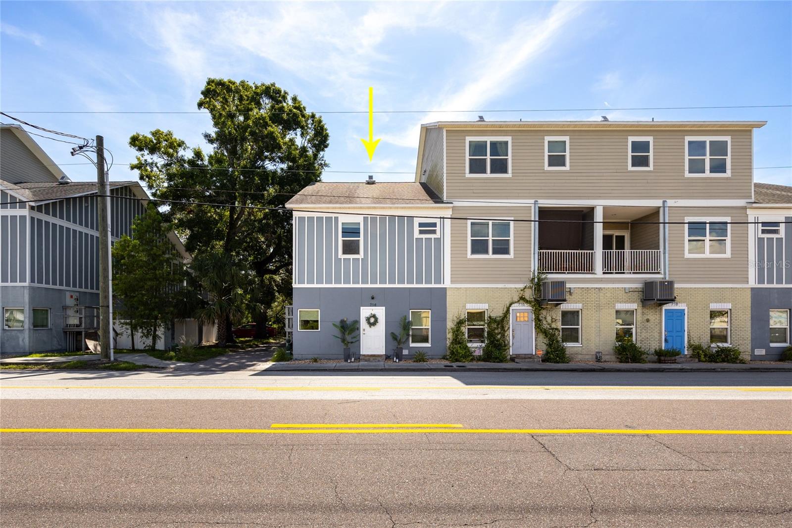 This beautifully designed 2016-built townhome in Palmetto Beach is just minutes from Downtown Tampa, Channelside, Sparkman Wharf and Ybor City, you could live right near the action while offering the comfort and privacy of a quiet, tree-shaded community.
Located in the East Channelside Townhomes, you'll be welcomed by stylish architecture, pavered common areas, and mature oak trees that provide a cool, inviting atmosphere. Inside, the home boasts a stunning blend of porcelain tile, rich hardwood floors, and soaring ceilings that create an airy and elegant feel.
The ground floor features a spacious entry foyer, a large bonus room perfect for a home office, gym, or guest space, and direct access to a generous two-car garage. Upstairs, the open-concept living space offers plenty of room for entertaining, dining, and relaxing. The split-bedroom layout ensures privacy, with a primary suite that includes an en-suite bath, and a secondary bedroom connected to the guest bath via a private Jack-and-Jill entrance.
The galley-style kitchen is a true highlight, featuring warm butcher block counters with a breakfast bar, shaker-style wood cabinets, a farmhouse sink, stainless steel appliances, a pantry nook, and a convenient open laundry area.
Outdoor enthusiasts will love the nearby access to McKay Bay, DeSoto Park, and the nature trails and observation tower at McKay Bay Nature Park—all just a short distance away. For students, the University of Tampa is approximately 2.5 miles away, and the University of South Florida is about 7 miles away. Investors take note: this community is Airbnb-friendly, making it a prime opportunity.