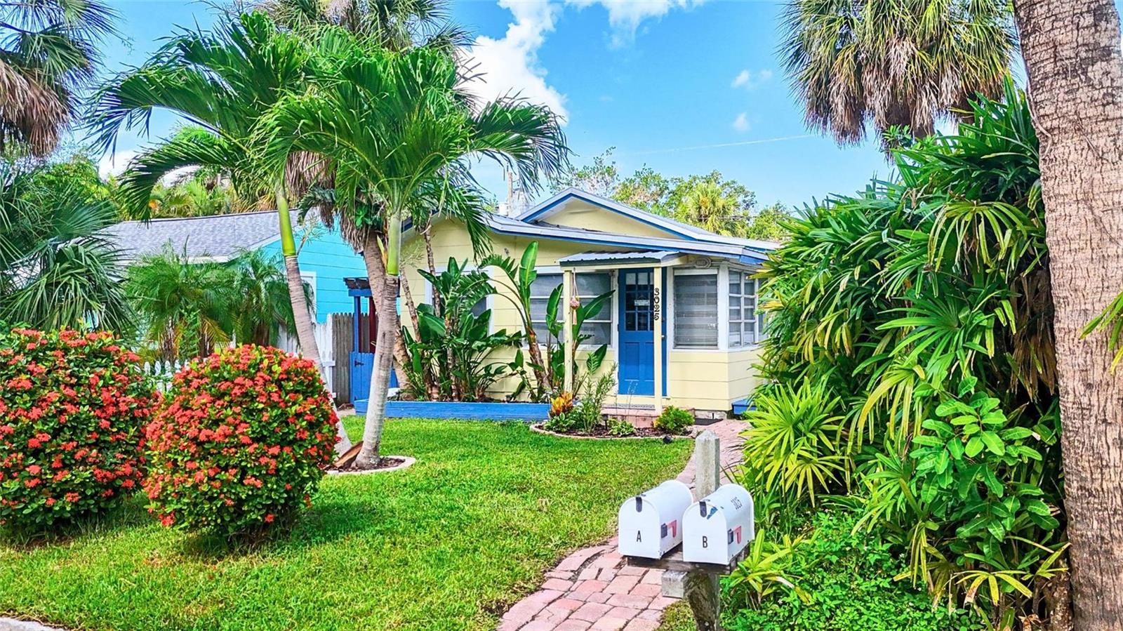 Welcome to your Gulfport coastal cottage—a home in the heart of walkable, artsy downtown Gulfport, Florida! This updated 1925 duplex offers built-in flexibility with two charming 1BD/1BA units—perfect for living in one while using the other as a guest suite, creative space, or rental. Seller open to seller financing with strong terms.
The front home has both charm and space, featuring an enclosed entry porch, fully updated kitchen with in-unit laundry, and a spacious main bedroom. Recent upgrades include two new mini-split systems (2024), and the unit comes fully furnished—a truly turn-key purchase.
The rear unit—nicknamed the bunkhouse—has its own private entrance, open-concept layout, full kitchen with brand new appliances, and a private rear patio with space for seating and laundry.
Both units have separate electric meters, a shared water meter, and key structural updates including a metal roof, new Square-D electrical panel (2023), and two new hot water heaters (2022). The home backs up to the alley with gated off-street parking behind the house.
This location has everything! Live just blocks from Beach Blvd’s restaurants, shops, art walks, and Tuesday market. 10 minute drive to St. Pete Beach, downtown St Petersburg and surrounding beaches. Tampa international airport and St-Pete Clearwater airport are less than 30 minutes away.
Opportunities like this are rare in Gulfport—come see what makes this one special.