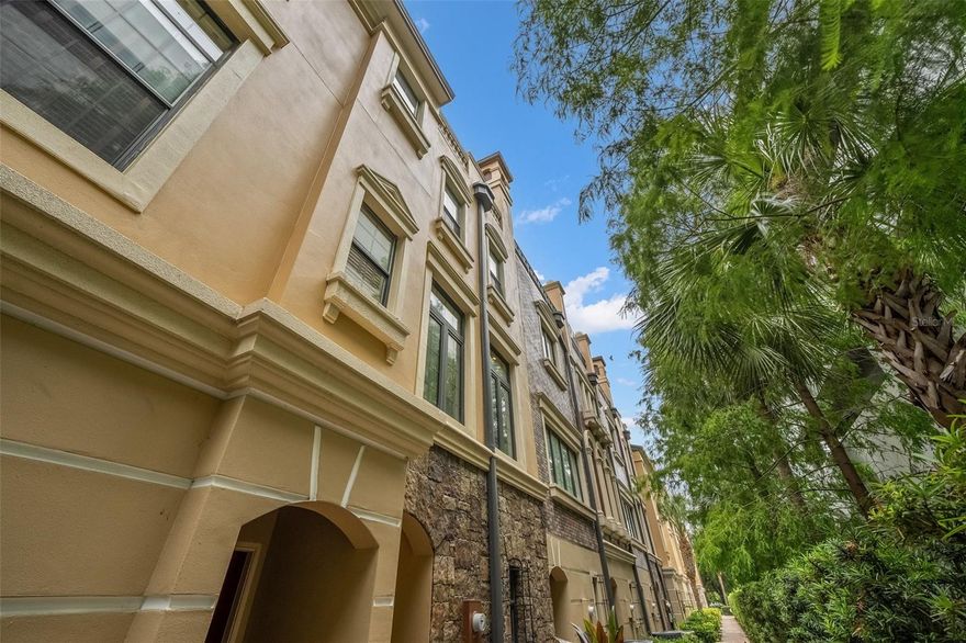 Welcome to the Pinnacle of South Tampa Luxury. A breathtaking portrait of urban elegance and design, this full-3 floor, 3-bedroom, 2.5-bathroom Townhouse offers cozy views and lavish city living in the heart of Tampa’s trendiest neighborhood. After traveling from the most amazing linear waterfront sequence along the Hillsborough Bay, BAYSHORE BLVD, down the legendary HOWARD AVE, Home to the SOHO Tampa Entertainment district, you will pull up to your tandem two-car private garage. Imagined by the superior Tampa architects, the home spans over 1600 sq. ft. Additional highlights include airy ceilings, luxury bamboo floors, Satori Calacatta tile, Smart temperature control, private outdoor-balcony, washer/dryer, and windows galore. This home has two staircases that have been upgraded with luxury bamboo flooring. The main staircase leads up to the second level and the second staircase  further leads to the third and upper primary suite level. 

The second level of this home begins with a sun-splashed eat-in kitchen adorned with a breakfast nook, polished stone counters, shaker cabinets, Satori Calacatta tile, recessed lighting and high-end stainless steel appliances. The kitchen spills into the living room and dining area which features luxury bamboo flooring, recessed lighting, custom elegant light fixture and windows that triple the exposure of natural light. Adjacent to the living room you will find the half bath equipped with Satori Calacatta tile and a elegant pedestal sink. 

The third level houses two guest bedrooms with large closets, windows for added natural light, ceiling fans and a designated full bathroom featuring a custom wood vanity, polished stone and a shower-tub combo for your guests luxury comfort. 

The primary suite sits on the upper northern side of the home and receives vibrant morning light with dual exposure which features two French doors that spills onto your private balcony which is perfect for al fresco dining. Also, you have direct access to your future walk-in closet/ reach-in closet and en-suite with Satori Calacatta tile, a custom wood double vanity with a polished stone countertop, and a walk-in shower featuring a signature waterfall shower-head. 

Brownstones of Soho are magnificent luxury Townhouses that are the biggest eye catching buildings in the area that feature state-of-the-art bespoke bricks that boast the elegance of these amazing buildings. Residents enjoy being within walking blocks from Berns Steak House which obtains one of the worlds largest wine selections and moments from bars, trendy cafes, shops, Green Lemon, Fresh kitchen and Hyde Park Village which is amazing for your evening walks. Pets are welcome.