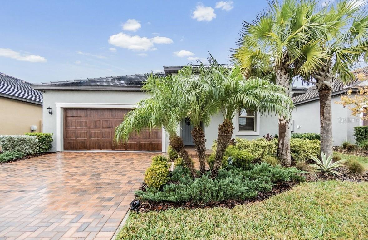 **55+ community. Available Sept 15! WiFi (500mbps) & TV (175+ channels) & LAGOON ACCESS included! Located within the beautiful & privately-gated community of MEDLEY AT MIRADA - this is a competitively priced rental that provides you access to all of Mirada's perks and benefits. Resort-style pool, lagoon, tennis, pickleball, clubhouse restaurant & poolside bar, gym, social & recreational events, you name it! Newly built in 2021. **OPTIONALLY FURNISHED (inquire within)** This 12-month rental can be yours turnkey, and some of the better highlights include: diagonal tile floor plan, quartz countertops, upgraded Samsung kitchen & laundry appliances, Flex/Bonus room which can be used as a 3rd (guest) bedroom or home office. NO REAR NEIGHBORS, the home backs up to a conservation area. Wired for SimpliSafe home security & Ring doorbell (optional upgrades). Medley at Mirada is located conveniently to I-75 and within 30 minutes of top-rated golf courses such as Lake Jovita CC. Community is also golf-cart friendly as well! Don't wait until the last minute & reserve this rental today.