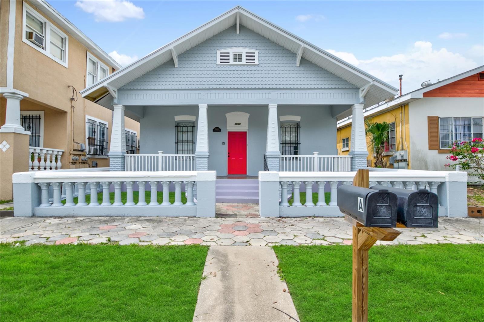 Beautiful VACANT DUPLEX renovated in 2021, Metal Roof installed in 2019 and completely plumbing re-piped with PVC in 2019, This AMAZING PROPERTY has two units. Unit A is one bathroom, one bath, kitchen, Dining room and fenced patio. Unit B is two bedrooms, one bath, kitchen, living and dining room with a fenced patio. The entry is a shared front door which leads two separated entrances. each unit has separated electric meters. Main Electric panel was updated in 2019 as well. Both units are vacant and Unit A could be rented @ $1,900 monthly and Unit B: $2,000 (Long Term) Airbnb average income will be more. This is a great investment property with NO HOA in the West Tampa area conveniently located near the University of Tampa, River Walk and all new construction coming soon. If the buyer wants use as primary residence to live in one unit and rent the other one, the rental income will be included to financing including a FHA loan with 3.5 Down Payment. Eligible first-time buyers can receive up to $35K for down payments and closing costs through the Hometown Heroes Housing program. Definitely this is a fantastic opportunity to make a dream reality!!