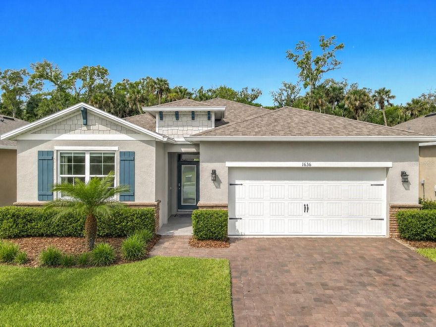 Welcome to this beautifully upgraded 4-bedroom, 2-bathroom home built in 2022, located in the fully gated community of Oak Leaf Preserve. The HOA includes lawn mowing services, helping provide easy, low-maintenance living while keeping the community beautifully maintained.

Thoughtfully enhanced with high-end finishes and custom details throughout, this move-in ready home offers the perfect blend of style, comfort, and functionality.

Step inside to discover dimmable lighting throughout, custom blinds, upgraded shoemolding, and a stunning custom living room entertainment center that creates a warm and inviting atmosphere. The open-concept kitchen is loaded with upgrades including a Café induction and convection range with warming drawer, upgraded kitchen faucet, pull-out cabinet shelving beside the range, accent lighting above the cabinets, pendant lighting over the island, and a countertop garbage disposal switch for added convenience. A filtered water system has also been added at the kitchen sink area for enhanced everyday use.

The spacious floorplan includes a custom barn door creating a private guest suite setup, custom closets, and additional storage space in the laundry room. The primary suite features a beautifully upgraded shower with a new glass door and updated fixtures, while extra bathroom outlets have been added for bidet installations.

Enjoy outdoor living with newly tiled front entry and patio areas, along with a sealed and stained paver driveway that enhances curb appeal. Additional features include storm shutters, upgraded high-end carpeting, extra hallway lighting, and major systems all from 2022 including the roof, AC, and water heater for peace of mind.

Located in a newly gated community with modern appeal and convenience, this home is packed with upgrades you won’t find in standard new construction.
