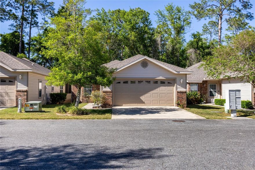 Welcome to this beautifully maintained 3-bedroom, 2-bath patio home offering 1,380 sq ft of clean, move-in ready living space. Located toward the back of Blues Creek in the final phase (2005), this home backs to a peaceful nature area —providing privacy and a quiet setting you’ll love.

Enjoy true low-maintenance living, with the HOA covering the roof (replaced 2020), exterior painting (2025) and yard care. Inside, the home has been thoughtfully upgraded with a fully remodeled kitchen (2025), updated appliances, hardwood floors, full interior repaint, and added insulation for improved energy efficiency. A brand-new water heater (March 2026) adds even more peace of mind.

The open floor plan flows seamlessly into a large screened-in back porch, perfect for relaxing or entertaining. Additional highlights include a private driveway, garage (freshly repainted including the floor in 2026), and a washer and dryer that convey with the home.

Whether you’re just starting out, downsizing, or looking for a smart investment, this home offers comfort, convenience, and exceptional care—all in the desirable Blues Creek location.

Truly move-in ready—just bring your things and settle in!