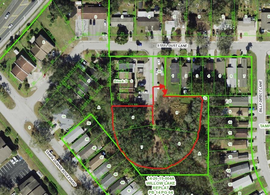 Lots 6, 7, 8 and 9 comprimising vacant land close to I75 and right off Wesley Chapel Blvd. Entitled for 9 units of multifamily or can built 4 individual single family homes. This is an excellent project for a small complex with little management or creating single family homes.