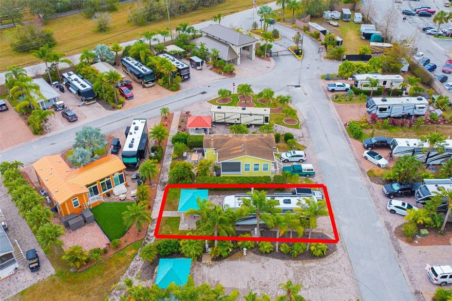 Don’t miss this developer closeout opportunity to own a premier RV lot in one of Florida’s most sought-after clothing-optional, gated communities! Located at 6742 Amanda Vista Circle in Land O’ Lakes, this spacious 40’x80’ lot offers the perfect blend of luxury, privacy, and resort-style living. Designed for relaxation and entertaining, the lot features brick pavers, a charming gazebo, and lush tropical landscaping with swaying palm trees, creating your own personal paradise. This lot has a 100 amp full hookup and Verizon fiber optic is available at the street.  Positioned just steps from the clubhouse, two sparkling pools, a hot tub, and a lively tiki bar, you’ll have every amenity at your fingertips. A dog park ensures even your furry friends feel at home in this welcoming community.

With this final phase selling out, this is your chance to secure a lot in a thriving neighborhood next to the renowned Caliente Resort and close to other clothing-optional lifestyle destinations. Caliente is just a golf cart drive away and offers a variety of membership options. 
 Conveniently located near golf courses, shopping, dining, and the airport, this property offers an unbeatable combination of exclusivity and accessibility. Whether you’re looking for a seasonal escape or a permanent retreat, this last-chance developer closeout is an opportunity you won’t want to miss.