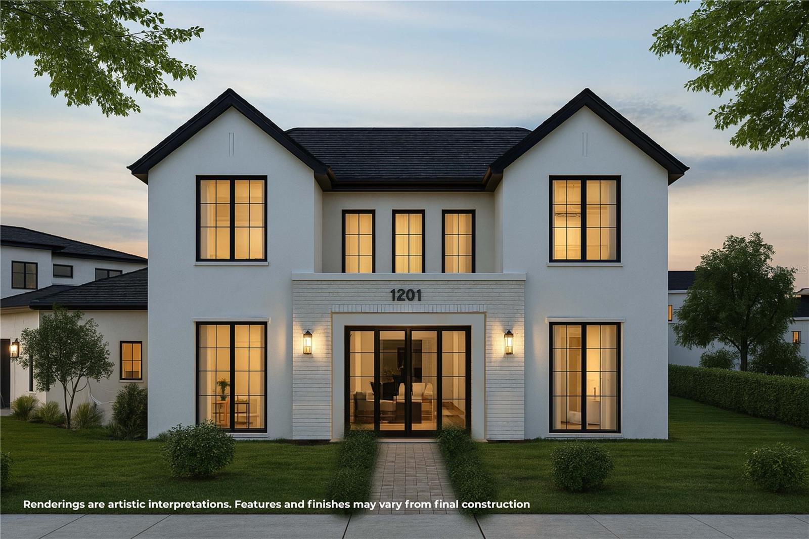 Under Construction. Stunning architectural masterpiece by renowned builder LUIH Homes, perfectly positioned in the highly sought-after Audubon Park neighborhood. This exceptional residence spans nearly 3,800 square feet of expertly designed living space, set on a generous 0.26-acre lot. From the moment you arrive, the home commands attention with a bold double-door entry and striking curb appeal that reflects the refined design within. Inside, soaring ceilings and expansive windows flood the home with natural light, highlighting the exquisite, engineered hardwood flooring, custom millwork, and refined architectural details that elevate every space. At the heart of the home, the gourmet kitchen showcases sleek quartz countertops, a full suite of premium Thermador appliances, custom cabinetry, and a large waterfall island that serves as a focal point for gatherings. A spacious walk-in butler’s pantry offers additional prep space, storage, and convenience, designed to meet the needs of a true culinary enthusiast. The adjacent dining and living areas open through large glass sliders to the outdoor oasis, creating the perfect setting for indoor-outdoor living. The luxurious primary suite is thoughtfully designed for relaxation and privacy, featuring oversized his-and-hers walk-in closets and a spa-like en-suite bath complete with a soaking tub, large walk-in shower, and dual vanities framed by designer lighting and finishes. Step outside to an entertainer’s dream backyard, a resort-inspired retreat with a sparkling custom pool, expansive paver patio, and a fully equipped summer kitchen under a covered lanai. Every element of this home has been thoughtfully selected to offer a lifestyle defined by luxury, sophistication, and modern elegance all within one of Orlando’s most cherished communities known for its walkability, vibrant dining scene, and top-rated schools. Located just minutes from East End Market, Baldwin Parks Shopping & Dining, and Orlando Fashion Square Mall, you are truly in the heart of it all.