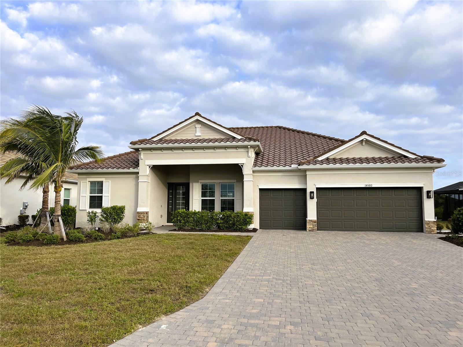 **Vacation rental **Immaculate, fully furnished, waterfront home with pool, hot tub, dock and workout room. Dock, with 10,000 boat lift(additional fees for lift use), quick access to the Myakka river and Gulf of America. Discover your dream seasonal escape in this newly built waterfront home, perfectly located in the gated community of Harbor West in South Gulf Cove. Available starting April 2025 through negotiable end date, with a minimum one-month stay, this thoughtfully designed property offers unparalleled comfort, stunning amenities, and access to the Gulf! This property's highlights include: Chefs kitchen, equipped with high-end appliances, generous counter space, expansive island, breakfast nook with great views, Elegant dining room and all the tools needed to entertain or create gourmet meals. Two beautifully decorated living areas, one with reclining couch and loveseat and the second with large sectional. Both rooms have expansive windows and sliders giving that outside in feeling while overlooking the heated pool, jacuzzi, and canal. Bedrooms and bathrooms include, primary suite with adjustable king-size bed, elegant en suite bathroom, designer walk in closet and tranquil views of the pool and canal. Second bedroom has adjustable king-sized bed with adjacent full bathroom for added privacy. The third room is a dedicated workout room featuring free weights, a treadmill, a weight machine, padded floor and many other items to allow you to meet your fitness goals. Bathroom with direct access to the pool area. All rooms are equipped with smart tv's. Outdoor Amenities include screened lanai with sitting area, pull down privacy shades, heated pool & hot tub perfect for unwinding or entertaining under the Florida sun or stars. Dock & Boat Lift: Enjoy fishing off the private dock, or bring your own boat to explore the Myakka and Gulf of America. There are many reasons you will love this home and area including its close proximity to Englewood, Boca Grande, Venice, Port Charlotte and North Port. They are all an easy reach for restaurants, shopping, bicycle trails, multiple golf courses and Wellen Park for many activities including Tampa Bay Rays and Braves Spring Training. You will love all the options for beaches including Englewood, Manasota Key, Boca Grande and Venice. Pool, Lawn and landscape maintenance provided by HOA at owner's expense. Tenant pays for electric, water, internet and cable(if desired). Small dog with approval and additional deposit and fees. Book your vacation retreat today and start living the Florida dream! This home has been rented for next winter, January-April 2026. Contact agent for your specific dates.