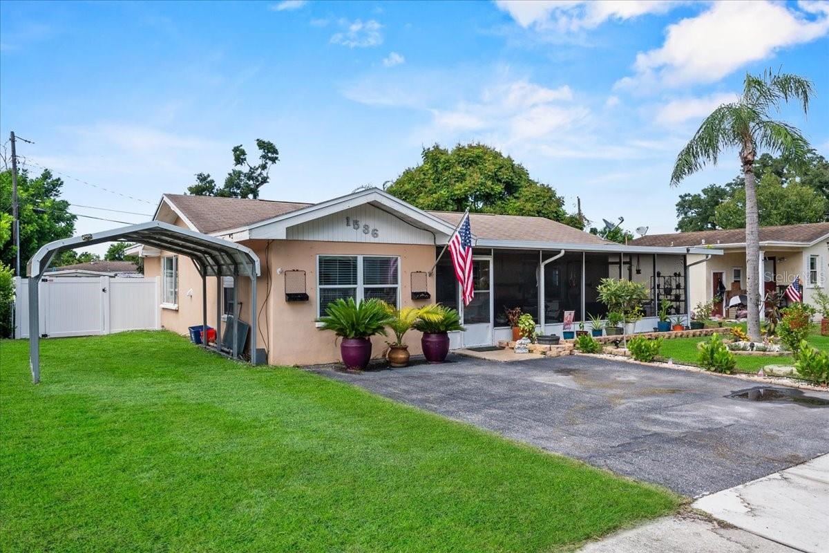 Lovely 3-Bedroom 1-Bath Home Just Minutes from beautiful Clearwater Beach. This home features a bright and inviting living space with an open feel and ample natural light, an Updated Kitchen, Upgraded HVAC in 2023, new Vinyl Fence 2025, and a Large enclosed and screened front porch. Great backyard with Mature Fruit trees, Fire Pit, Shed, and Patio. Enjoy a brand-new above ground pool, perfect for relaxing or entertaining, all surrounded by the new vinyl fence for privacy. Cozy up around the new fire pit on a cool winter evening. Covered carport to keep your vehicle high and dry. Whether you’re looking for your forever home, a vacation getaway, or an investment property, this home has it all—location, updates, and charm! Conveniently located near the beaches, shopping, and entertainment. Schedule your showing today.