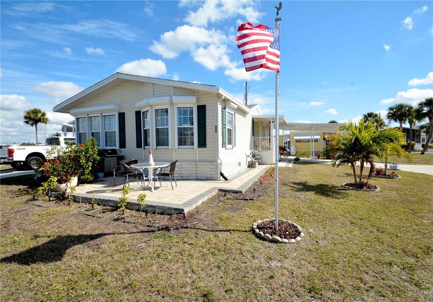 Boaters will enjoy this large home built in 2005 in Country Club Estates on Venice Island! 2 bedroom, 2 bath. Featuring crown molding a large master bedroom (16'x13’) with 2 closets. Enjoy cooking in a large kitchen. From your living room you can take in the beautiful view of the boats docked across the street in the community’s private harbor on the Intracoastal Waterway. Docking space for your own boat is available for rent from the HOA. This home also features storm shutters that are easy to roll down & up. Quality construction and stylish design is offered turnkey. seasonal lease in place until end of March, 2026, buyer can assume the lease.