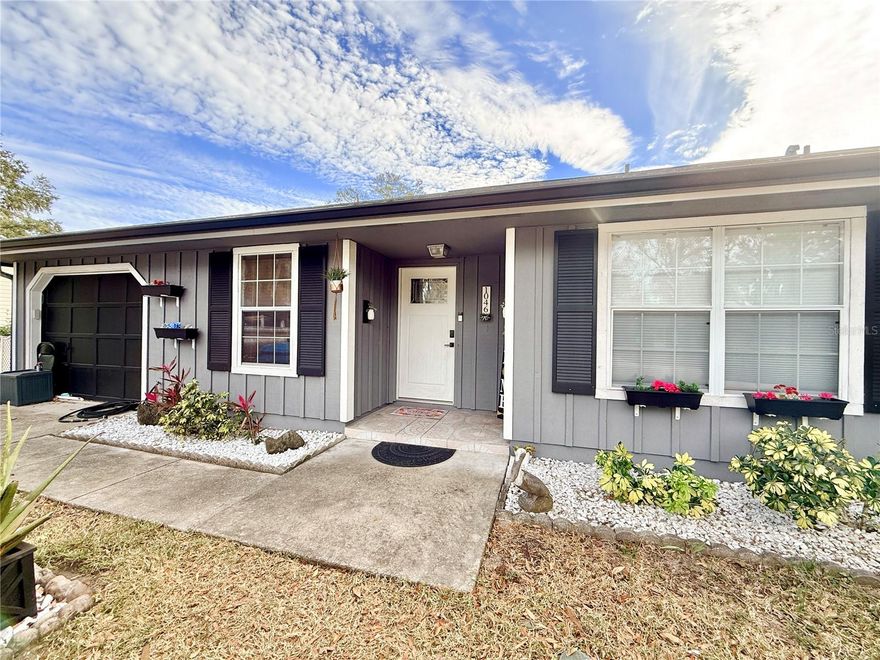 Nice, Port Orange location- 4 BEDROOMS-2 BATHROOMS-FLEX ROOM AND POOL. This cute attached duplex unit is nestled in a peaceful and sought-after neighborhood in Port Orange with a convenient location close to shopping and a short drive to the beach or main highways! This is a nice size duplex with a nice size yard. From the street, you’ll notice the large driveway for parking, where you can easily fit 4 cars. This stunning 4-bedroom, 2-bathroom residence is perfectly situated on a dead-end street with a nice lot that provides an exceptional sense of space and privacy. Enjoy your private oasis in your own backyard with a nice size pool, plenty of space for games or playground, space for grilling and a paver patio for outdoor dining. As you enter the foyer you’ll find a beautifully decorated kitchen featuring stainless steel appliances and a chic bar area with pass through from kitchen to dining room, making it the heart of the home. Off the kitchen is a secluded bedroom and laundry room. Just off the foyer is guest bedroom 2 and the guest bathroom. Now, you will see the open floor plan with living and dining areas that flow seamlessly through the French Doors into the flex room, creating a welcoming space for gatherings. The Flex room is the perfect place for game nights, crafting, exercise room or whatever fits your lifestyle! Behind the living room is another guest bedroom, giving each of the 3 guest bedrooms a bit of privacy. You will also find lots of closet space in all bedrooms. The primary suite boasts a nice layout, LED lights and a beautiful accent wall with wood treatment. The primary bedroom has an updated ensuite bathroom with step in tiled shower, vanity space with mirror and light fixture. This room is truly the retreat you need for your personal space. The washer, dryer and refrigerator are included. This well-maintained home is ready now and offers a unique blend of comfort, style, and value—truly a rare find in today’s rental market. Owner will consider rent to own for qualified tenants.  The home is also listed for sale