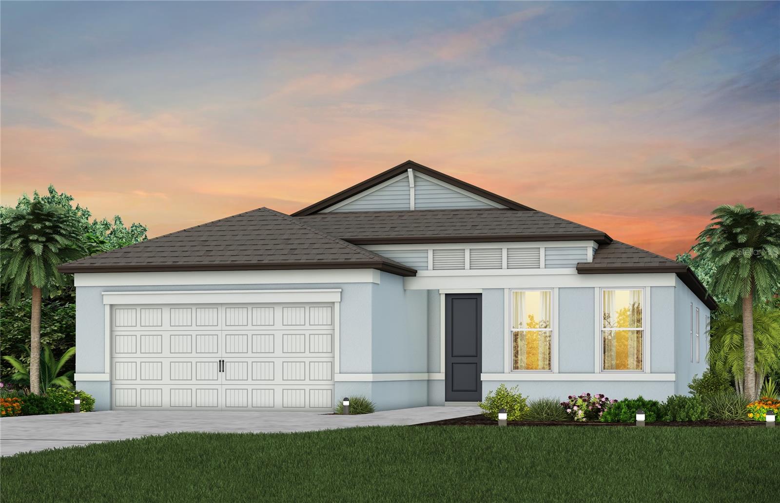 Pulte Homes is Selling in Riverwood! Enjoy all the benefits of a new construction home in this highly amenitized community, ideally located in Wesley Chapel. This new community will feature a resort-style pool with an open cabana, a clubhouse, a fitness center, nature trails, shared green spaces, pickleball courts, a screened-in game room, and a dog park!
Featuring the popular Mystique floor plan with an open-concept home design, this home has all the upgraded finishes you've been looking for. The gourmet kitchen showcases a center island with single bowl stainless steel sink, 3cm quartz countertops with 3”x12” tiled backsplash, burlap cabinets, a spacious pantry, and Whirlpool stainless steel appliances, including range, microwave, refrigerator, and dishwasher.
The bathrooms have matching burlap cabinets and quartz countertops, dual sinks in the Owner's bath and walk-in shower. There is luxury vinyl plank flooring in the main living areas, 18”x18” tile flooring in the bathrooms and laundry room and stain resistant carpet in the bedrooms.
This home makes great use of space with an extended gathering room, an enclosed versatile flex room, a convenient laundry room with built-in cabinets and washer and dryer, covered lanai, and a 2-car garage.
Additional upgrades and features include LED down lighting in the gathering room, 8’ interior doors, faux wood blinds throughout, upgraded lighting and hardware, and a Smart Home technology package with a video doorbell.
Enjoy peace of mind with Pulte’s transferable, 10-year Limited Structural Warranty that covers materials and workmanship in the 1st year, workability of plumbing, electrical, HVAC, and other mechanical systems through the 2nd year, various types of water infiltration and internal leaks through the 5th year, and the structural integrity of the home through the 10th year. Plus, we’re currently offering limited-time incentives and below-market rates!