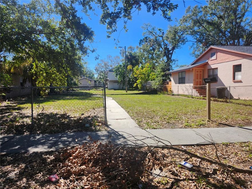 Vacant Residential Building Lot.  Not a flood zone, not a mandatory evacuation zone.  Ally Access from the back.  Located just over 1 mile away from USF St Pete or Tropicana Field, 2 miles to the heart of Downtown St Pete, and short drives to both St Pete Clearwater International Airport and Tampa International Airport.  Corporate Owned Property.  Seller has never seen or occupied property.
