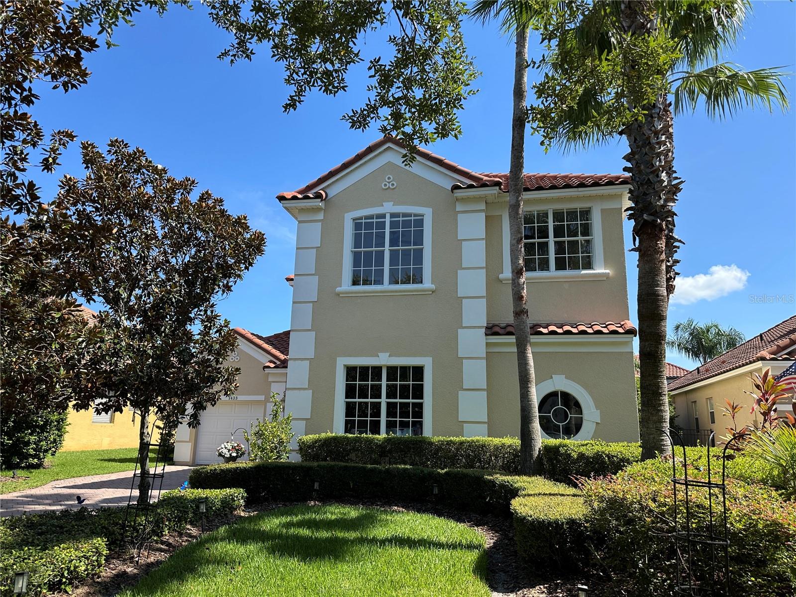 Welcome to this beautifully updated two-story residence nestled within the exclusive, gated community of Whitney Isles subdivision, part of the sought-after Belmere Phase II community. Boasting 4 bedrooms and 3.5 baths, bonus room and large entertaining family room. This home has 3402 square feet of thoughtfully laid-out living space, this Florida-style home has been freshly enhanced with new luxury vinyl floors in the formal living room, dining rooms, first floor primary room. The heart of the home is a light-filled family room with volume ceilings, and decorative alcoves, seamlessly opening to the gourmet kitchen with granite countertops, rich maple cabinetry, and stainless-steel appliances—ideal for both daily living and entertaining. The owner’s suite on the main level provides a generous retreat featuring a large soaking tub, a large walk-in shower, expansive his/hers closet, and luxe finishes. Upstairs, discover three spacious secondary bedrooms and a flexible loft area, perfect for study or play. Step outside to your private oasis—a screened, in-ground gunite pool and spa, complete with a paver deck and tranquil fountain feature, all surrounded by lush landscaping for serene enjoyment year-round. This home has all your comforts and can be yours!!!