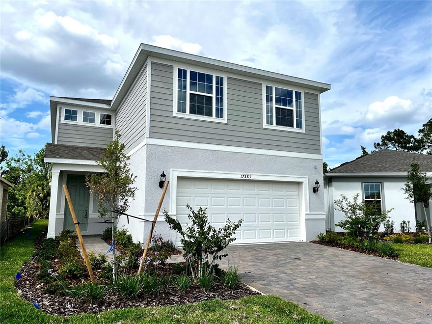 Beautiful and full of upgrades!!! Rent this 5 bedroom, 3 bathrooms home, located in the SERENOA community, in Clermont. This 2 story home is full of upgrades like all KitchenAid appliances, Quartz counter tops, brushed gold facets, extra-large master bath shower, modern ceramic large tiles throughout the first floor and bathrooms. As you walk in, you find a spacious luxurious kitchen/living/dining combo with lots of natural light, one bedroom and one full bath. Upstairs you have a large bonus room, a master suite and 4 bedrooms with one full bath. The community features Resort style pool with beach entry, 24-hour Fitness center, playground, covered pick-nick area. One Pet is allowed with a $350.00 pet deposit and carpet cleaning fee of $450.00 upon move out.