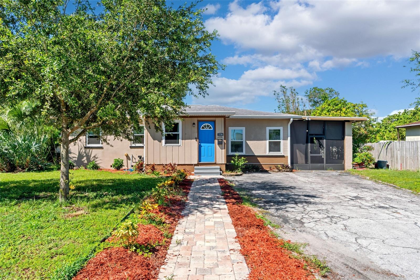 Move-In Ready, High and Dry, and Full of Possibility!
Welcome to this thoughtfully updated 3-bedroom, 2-bath home located in the much sought-after North Kenwood district in St. Petersburg. Whether you're a first-time buyer, investor, pet owner, or looking for a second property near the Gulf, this home offers the perfect blend of location, comfort, and long-term value.
Step inside to a welcoming entry space—ideal for everyday organization or setting down the leash after a walk with your pup. The split-bedroom floor plan provides privacy and flexibility for families, roommates, or remote work setups. The spacious primary suite includes a fully renovated en-suite bathroom with double vanities and generous closet space.
Original hardwood flooring flows through much of the home, bringing warmth and timeless appeal. The kitchen is both modern and functional, featuring stainless steel appliances, granite countertops, and 42" cabinets—ready for everything from casual meals to entertaining guests.
Major upgrades have already been completed: hurricane-impact windows (2021), new HVAC (2023), new ductwork, updated sewer line, gutters, and a new paver walkway. Located in a non-flood zone, this home has remained completely unaffected with no flooding or loss of power through multiple recent hurricanes—an important consideration for insurability and peace of mind.
Out back, the fully fenced yard offers room for pets, gardening, a future pool, or simply relaxing outdoors. A custom brick patio is the perfect spot for a fire pit, and the huge, covered entertaining space—complete with ceiling fans and privacy curtains—adds a shaded retreat for gatherings or quiet evenings.
This home is just minutes from downtown St. Pete, Central Avenues restaurants and shops, and under four miles to the St. Pete Pier. With quick access to I-275, you're connected to Tampa, Gulfport, and the beaches in every direction.
Whether you're investing, relocating, or just looking to simplify, this property offers an ideal mix of charm, updates, and location in one of Pinellas County’s most active and upward-trending neighborhoods. Showings available by appointment—schedule yours today.
