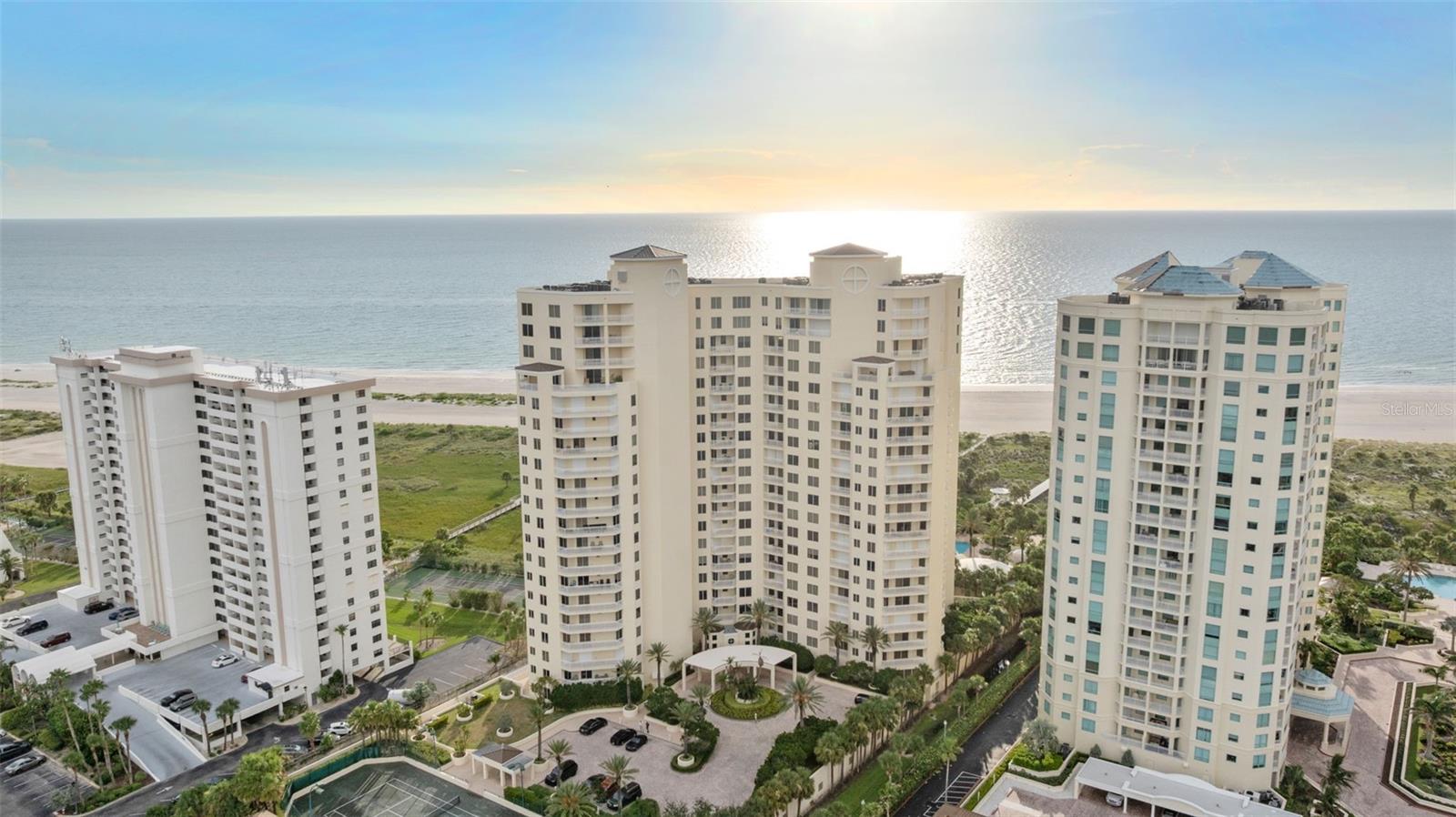 Welcome to 1200 Gulf Blvd. #101, an exceptional first-floor corner unit in the Meridian at Sand Key, one of Clearwater Beach’s most prestigious luxury condo towers. This fully furnished 3-bedroom, 2-bathroom residence offers 2,004 square feet of elegant living space, featuring amazing sunset views from your living room and a spacious wrap-around patio perfect for outdoor dining, relaxing, or entertaining just steps from the sand.
Available for a 12-month lease at $7500 monthly, with additional terms available on 3 and 6-month leases, this turn-key home comes complete with everything you need—right down to the plates and silverware. Whether you’re looking for a seasonal retreat or a longer-term stay, this residence offers the perfect blend of comfort, convenience, and sophistication. The unit features a brand-new washer and dryer, a newly replaced AC unit (2023), one assigned garage parking space, and a private storage unit.
Residents of the Meridian enjoy resort-style living with amenities that include a beachfront pool with private cabanas, a state-of-the-art fitness center with his-and-hers saunas, and a formal clubroom that can be reserved for private events. The building is gated and secured, offering peace of mind and privacy for residents. Best of all, you’ll enjoy direct access to the white sands of Sand Key Beach—just steps from your door.
This is a rare opportunity to live in a true beachfront high-rise, surrounded by luxury, in one of Florida’s most beautiful coastal settings. Experience the elegance, convenience, and lifestyle that only the Meridian at Sand Key can offer.