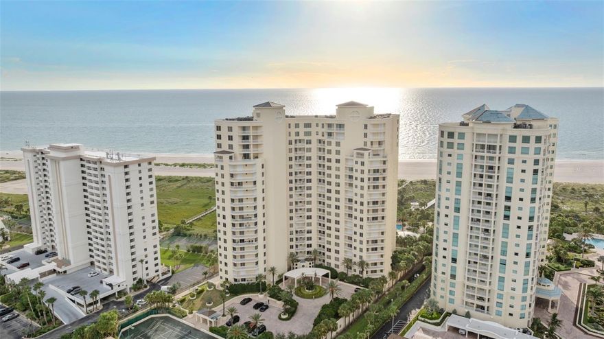 Welcome to 1200 Gulf Blvd. #101, an exceptional first-floor corner unit in the Meridian at Sand Key, one of Clearwater Beach’s most prestigious luxury condo towers. This fully furnished 3-bedroom, 2-bathroom residence offers 2,004 square feet of elegant living space, featuring amazing sunset views from your living room and a spacious wrap-around patio perfect for outdoor dining, relaxing, or entertaining just steps from the sand.

Available for a 12-month lease at $7500 monthly, with additional terms available on 3 and 6-month leases, this turn-key home comes complete with everything you need—right down to the plates and silverware. Whether you’re looking for a seasonal retreat or a longer-term stay, this residence offers the perfect blend of comfort, convenience, and sophistication. The unit features a brand-new washer and dryer, a newly replaced AC unit (2023), one assigned garage parking space, and a private storage unit.

Residents of the Meridian enjoy resort-style living with amenities that include a beachfront pool with private cabanas, a state-of-the-art fitness center with his-and-hers saunas, and a formal clubroom that can be reserved for private events. The building is gated and secured, offering peace of mind and privacy for residents. Best of all, you’ll enjoy direct access to the white sands of Sand Key Beach—just steps from your door.

This is a rare opportunity to live in a true beachfront high-rise, surrounded by luxury, in one of Florida’s most beautiful coastal settings. Experience the elegance, convenience, and lifestyle that only the Meridian at Sand Key can offer.