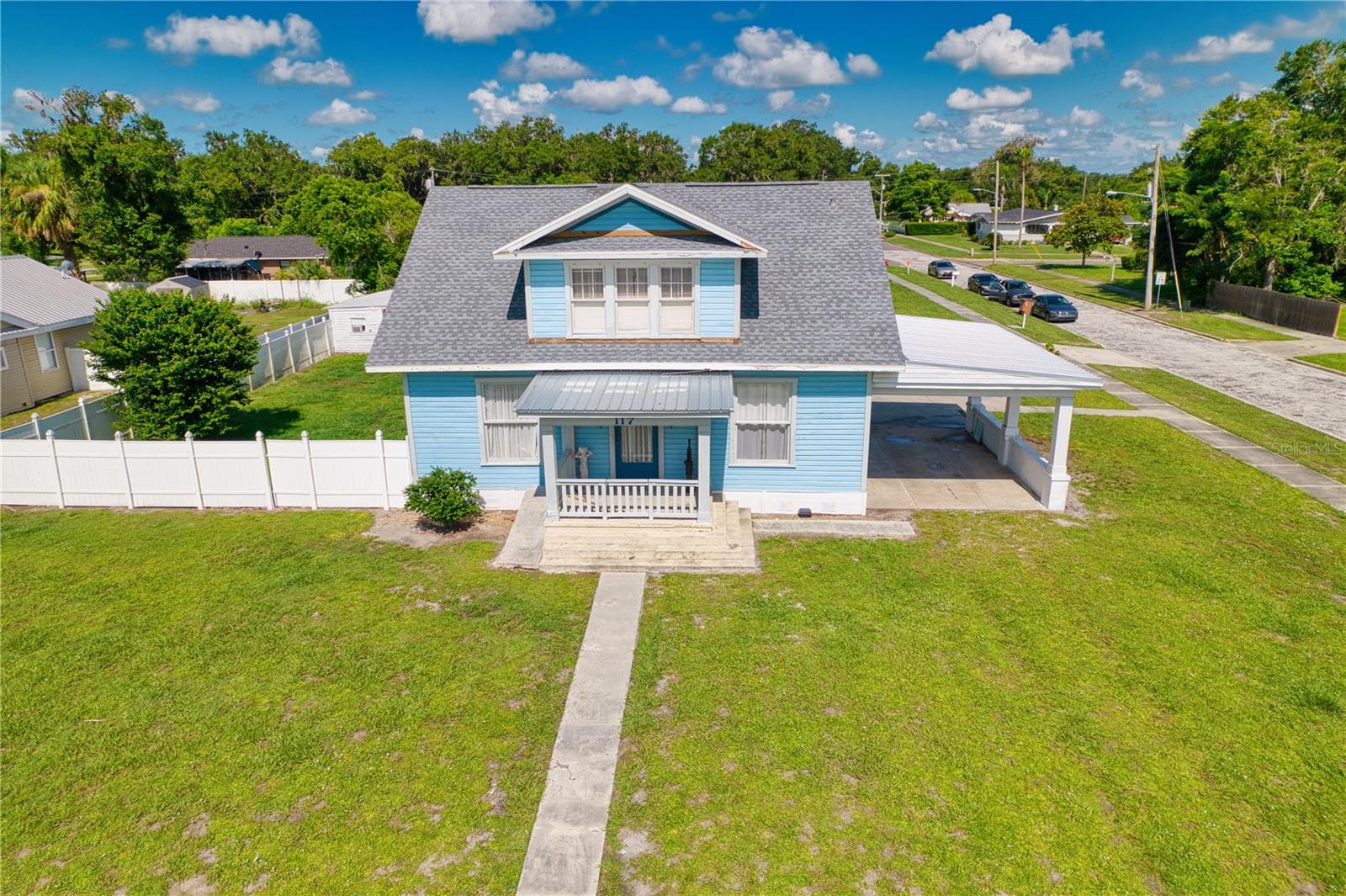 This home may qualify for one point in CLOSING COST ASSISTANCE or a RATE BUY-DOWN when using our preferred lender—ask for details!
Step into a piece of Wauchula’s history—beautifully preserved and thoughtfully updated for modern living. Situated on an oversized corner lot in the heart of town, this expansive 2-story home offers timeless character, modern updates, and room to grow.
With 5 spacious bedrooms and 2 full bathrooms, the layout provides flexibility for a variety of living arrangements, home offices, creative spaces, or guest accommodations. Major updates include a full electrical rewire, upgraded electrical panel, restored original hardwood floors, new butcher block countertops, updated kitchen hardware, second floor HVAC (2024), first floor HVAC (2016) and a new roof (2024).
Rich in historic detail, the home showcases hand-restored woodwork and abundant natural light flowing into multiple formal and informal living areas. The upstairs grand suite includes a kitchenette and a large pantry/closet—perfect for visitors, extended stays, or private retreat space.
Enjoy everyday convenience with a cozy breakfast nook, full pantry, and dedicated laundry room. The outdoor space features two storage sheds, fruit trees (Meyer lemon and starfruit), and a 30-watt RV hookup.
Located just moments from Main Street, you'll enjoy easy access to local coffee shops, dining, boutiques, and antique stores.
This is more than a home—it's a beautifully restored piece of Wauchula’s history, ready for its next chapter. Schedule your private showing today!