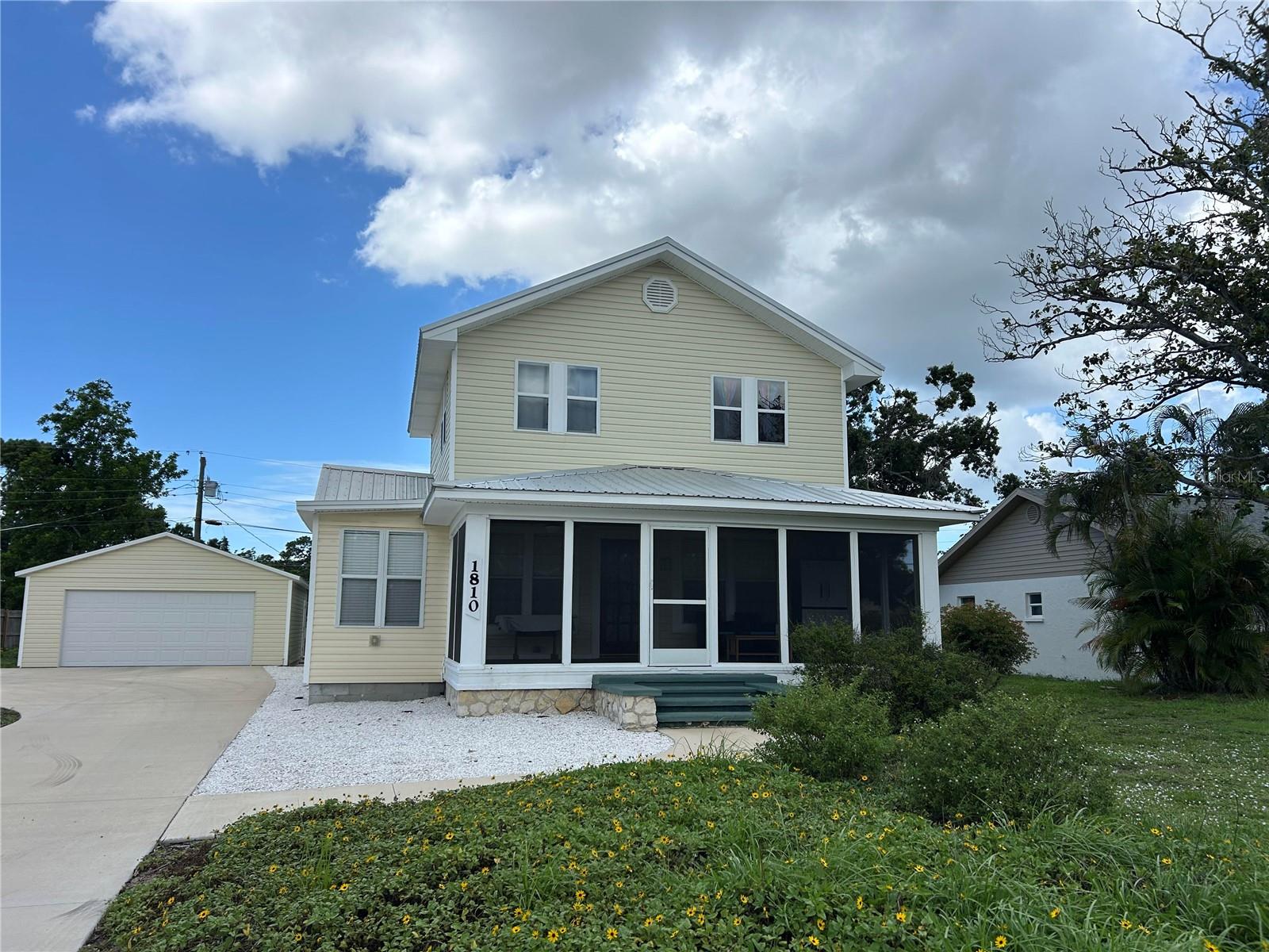 Located in West Bradenton this home is unique and full of charm! 3BR/2BA with a 2-car garage (24X22) and a large back yard. Downstairs consists of a living room, office/den, a gourmet kitchen with solid wood cabinetry, eat in kitchen nook, main bedroom and full bathroom. Upstairs is 2 more bedrooms and a full bath. Screen in lanai overlooking a lush well-manicured backyard making it perfect for entertaining or bird watching. Fantastic location close to downtown Bradenton, easy commute to St Pete or Sarasota, about a 15-minute ride to the gorgeous Gulf beaches on Anna Maria Island. Rent includes water, trash, sewer and lawn care. Pets are not permitted. Come make paradise your home call today for a showing.