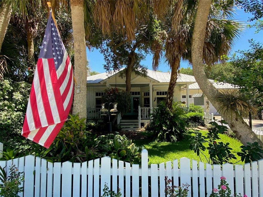 Coveted Beachside split bedroom floor plan home ideally located about a block to the ocean on a quiet residential sand street near to all conveniences (supermarket, restaurant, shops of Flagler Ave; etc.) This exceptional Beachside home with its sprawling covered front porch is nestled among shady oak trees. Upon entering there is a popular floor plan with the private dining room or office to the left and the spacious kitchen to the right. An entertainment sized living room opens up to a family room then screened back porch. There are high ceilings, built-ins, and quality throughout. This is the home you'll love in a location that you'll love. Easy to view on short notice. Make an offer today. ;Water: City