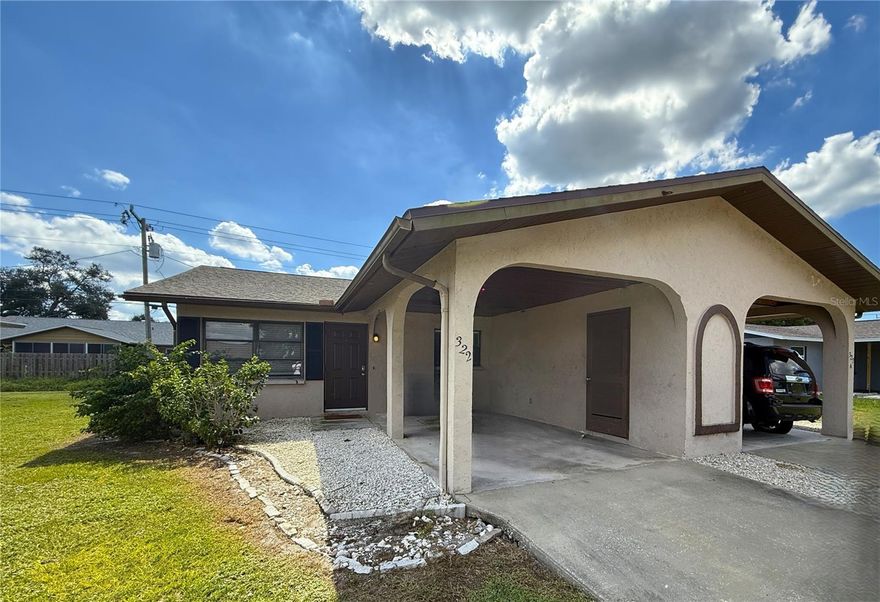 You won't want to miss this beautifully updated 2-bedroom, 1-bathroom duplex in the desirable Briarwood community! Step inside and be welcomed by an abundance of natural sunlight pouring through large windows, highlighting the open floor plan and nearly 900 sq. ft. of bright, inviting living space—perfect for entertaining or relaxing at home. Enjoy stylish wood laminate flooring, neutral paint, and modern ceiling fans throughout, creating a fresh and comfortable atmosphere. The chef-inspired kitchen features gorgeous granite countertops, ample cabinet space, and stainless steel appliances, including a refrigerator, range, and microwave. Both bedrooms feature spacious closets and plenty of natural light. The bathroom includes a tub and shower combo, bright lighting, and extra storage space providing functionality and style. Relax on your private screened-in lanai, the perfect spot to enjoy your morning coffee, soak up the Florida sunshine, or unwind during an afternoon rain shower. This home also includes washer and dryer hookups and a covered carport with extra storage, offering convenience and protection from Florida's weather. Pets welcome, no dangerous breeds, with additional pet rent.  Located just minutes from shopping, dining, entertainment, and Florida's award-winning beaches, this home puts you right in the heart of it all. Don't wait—schedule your showing today with MRA Property Management!

We conduct a full background screening, including credit, income verification, landlord references, and eviction history. While we review the full application, a credit score of 550 or higher is generally required.

For more details, to schedule a tour, or to apply, please call!