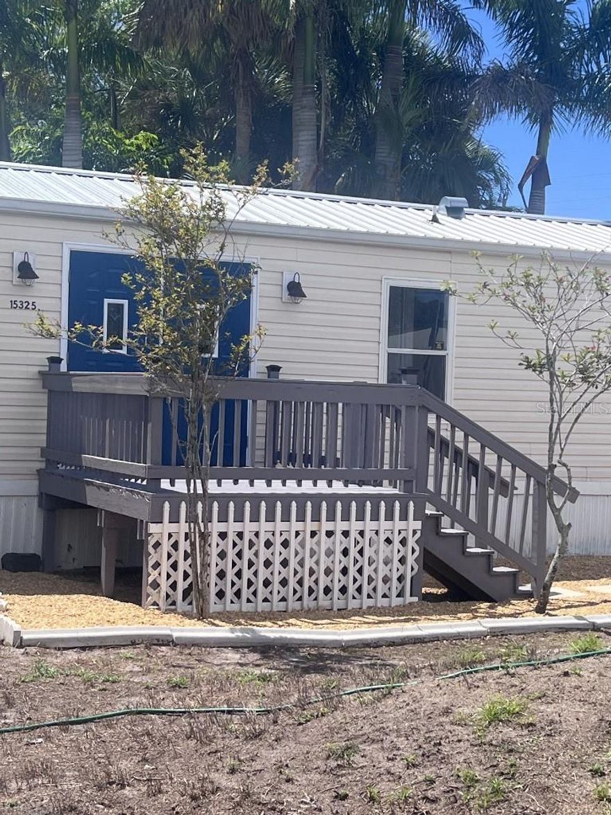 Welcome to this 3 bed 2 bath home renovated home.  Home sits on its own land with no HOA or association fees.  The recent renovations included a newer metal roof, new flooring, new stainless steel appliances, granite counter-tops and new landscaping in back yard.  Complete with a deck and patio that overlook a small pond.   Highest and best takes this property.  Seller is open to buying down interest rate for qualified buyers.
