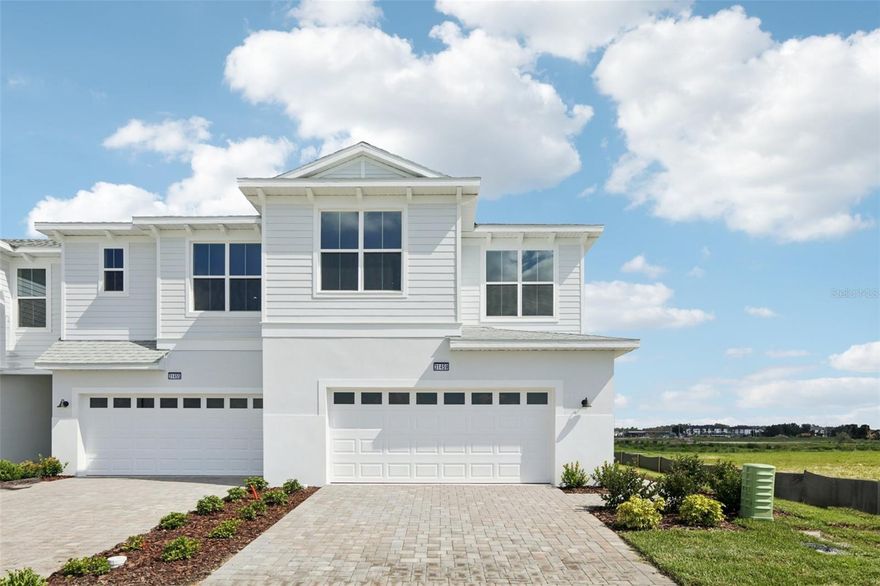OPEN HOUSE: Friday - Saturday | 10 AM – 6 PM | Sunday | 12 PM – 6 PM
Don’t miss this rare opportunity to own one of the few available Bimini floorplans in Isla Mirada, a gated neighborhood within the highly sought-after Mirada master-planned community. This spacious 4-bedroom, 2.5-bath, 2-story townhome offers a flexible and functional layout that’s hard to find—and current availability is extremely limited.
Designed for everyday comfort and modern living, this home features luxury vinyl plank flooring throughout with no carpet, high ceilings, and a bright open-concept layout. The kitchen includes quartz countertops, a designer tile backsplash, and opens seamlessly to the dining and living areas—ideal for both entertaining and day-to-day life.
Upstairs, four full bedrooms provide plenty of space for family, guests, or a home office. Step outside to your private lanai and take in tranquil views of scenic wetlands and a scenic walking trail just beyond your backyard—providing a peaceful, natural setting with no rear neighbors.
Located of the 15-acre Mirada Lagoon and surrounded by resort-style amenities, this low-maintenance townhome blends convenience, comfort, and an unbeatable outdoor lifestyle. With its rare floorplan, upgraded finishes, and prime location, this home is a standout opportunity in one of Pasco County’s most exciting new communities.