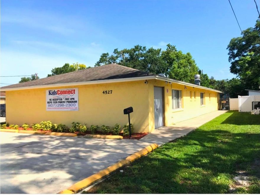 This standalone flex-space building offers 3,060 sq. ft. of heated space with a layout that can easily adapt to a variety of needs. The property previously operated as a daycare, so it already includes an accessible, functional setup suitable for similar uses.